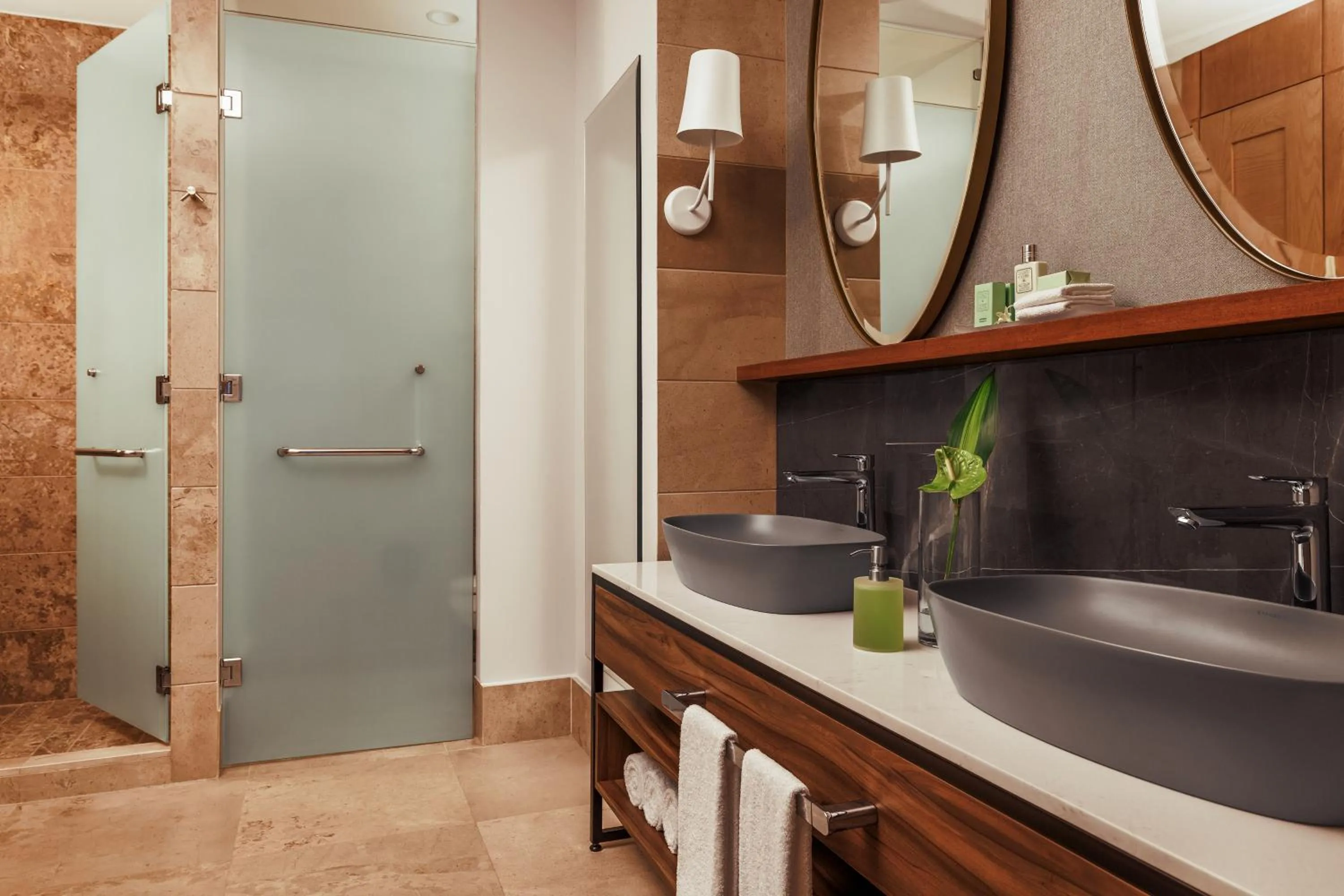 Shower in BON Hotel at VidantaWorld Nuevo Vallarta