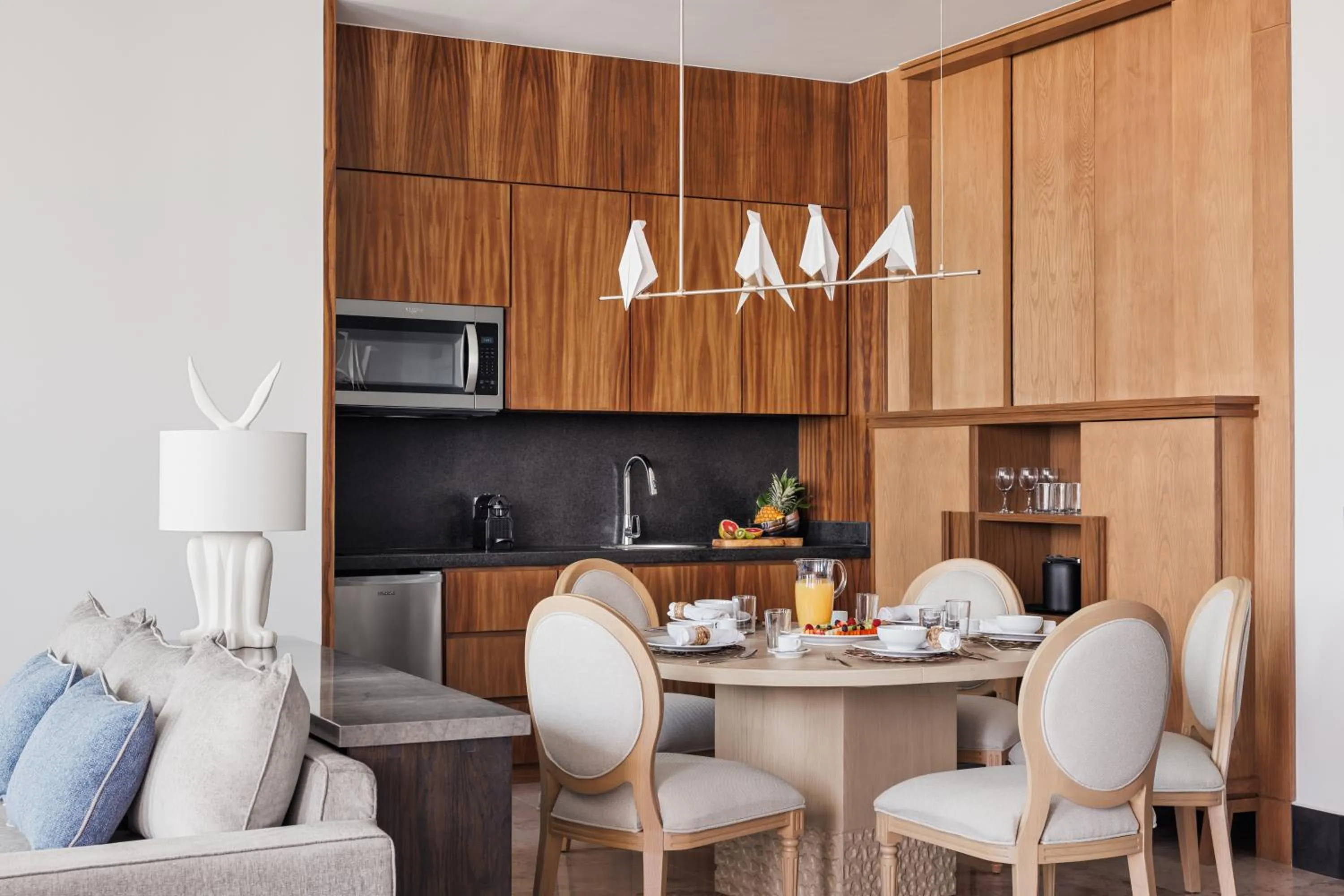 Kitchen or kitchenette in BON Hotel at VidantaWorld Nuevo Vallarta