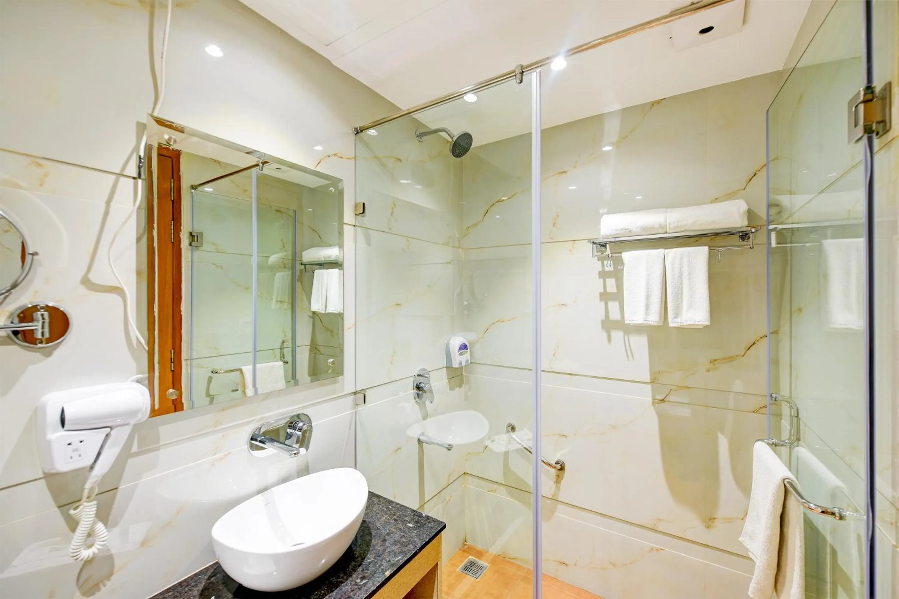 Bathroom in Classio Royale By iO Hotels Near Golden Temple