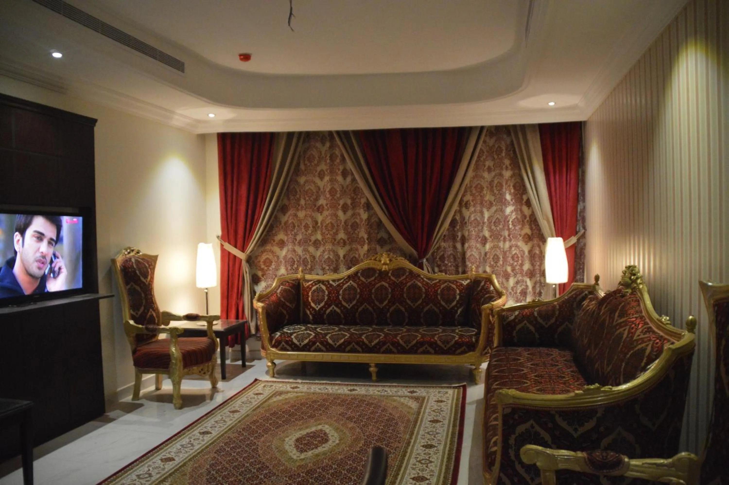 Living room in جلنار الشرق للشقق المخدومة