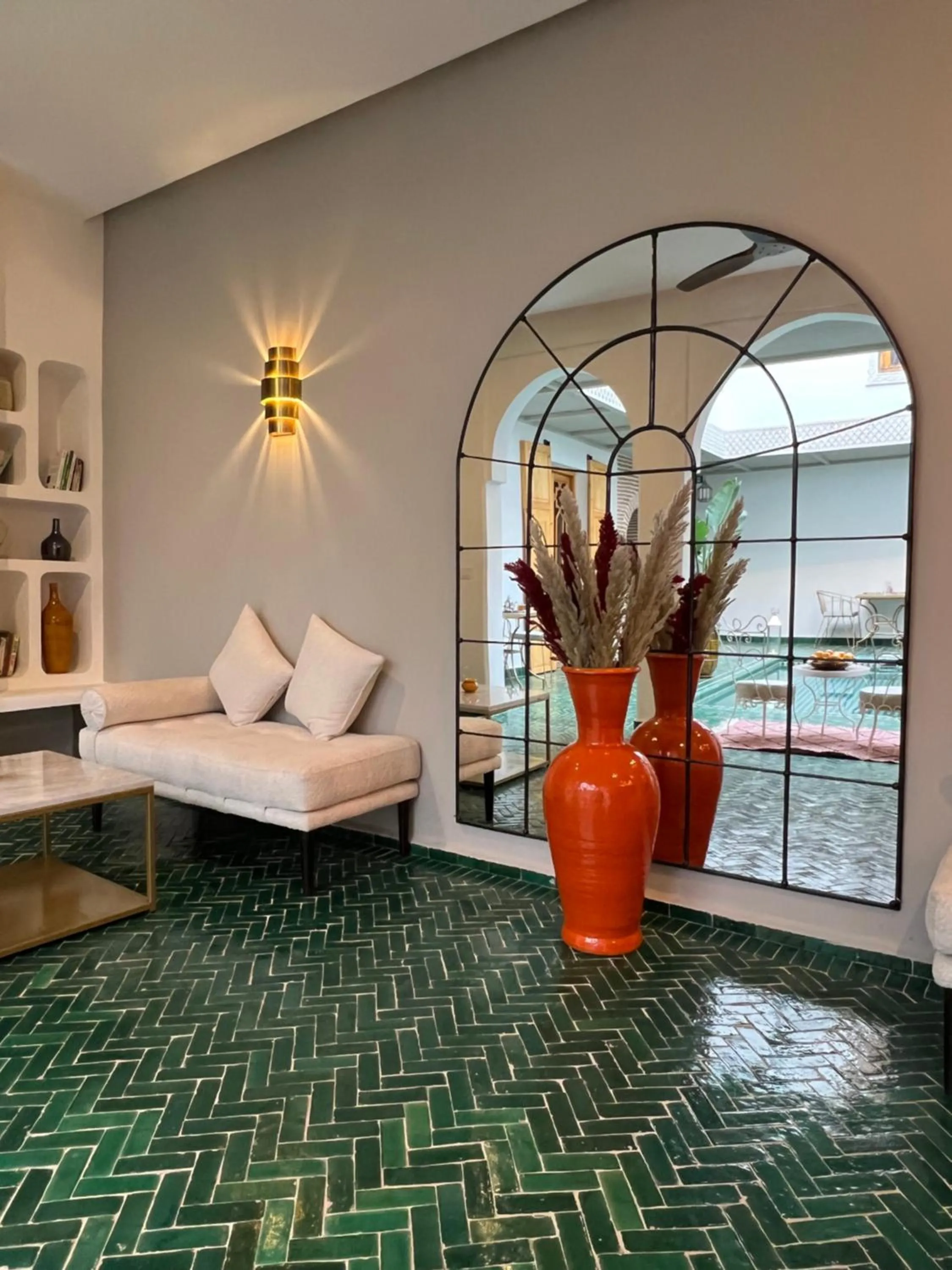 Living room in Riad Darchica