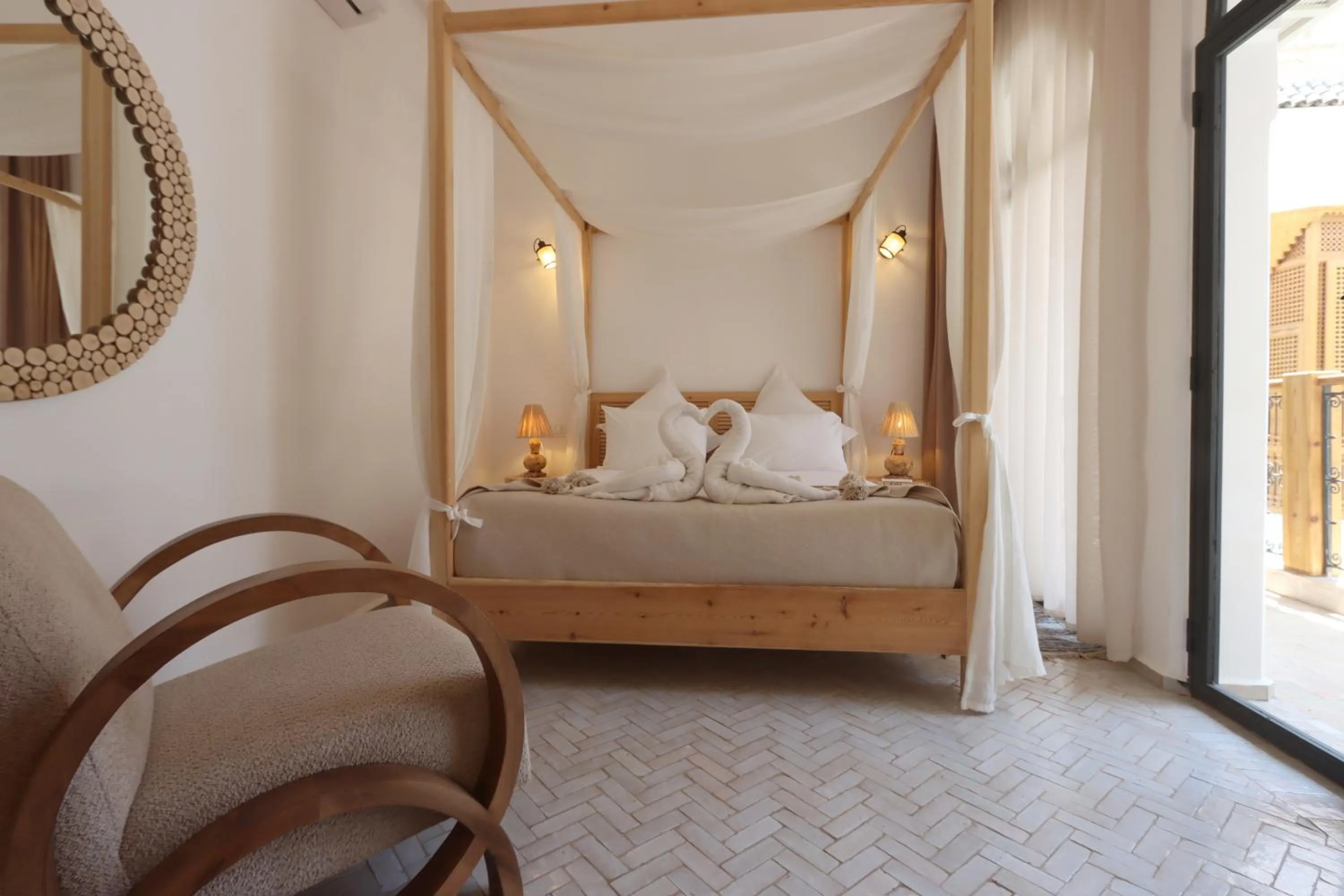 Bedroom, Bed in Riad Darchica