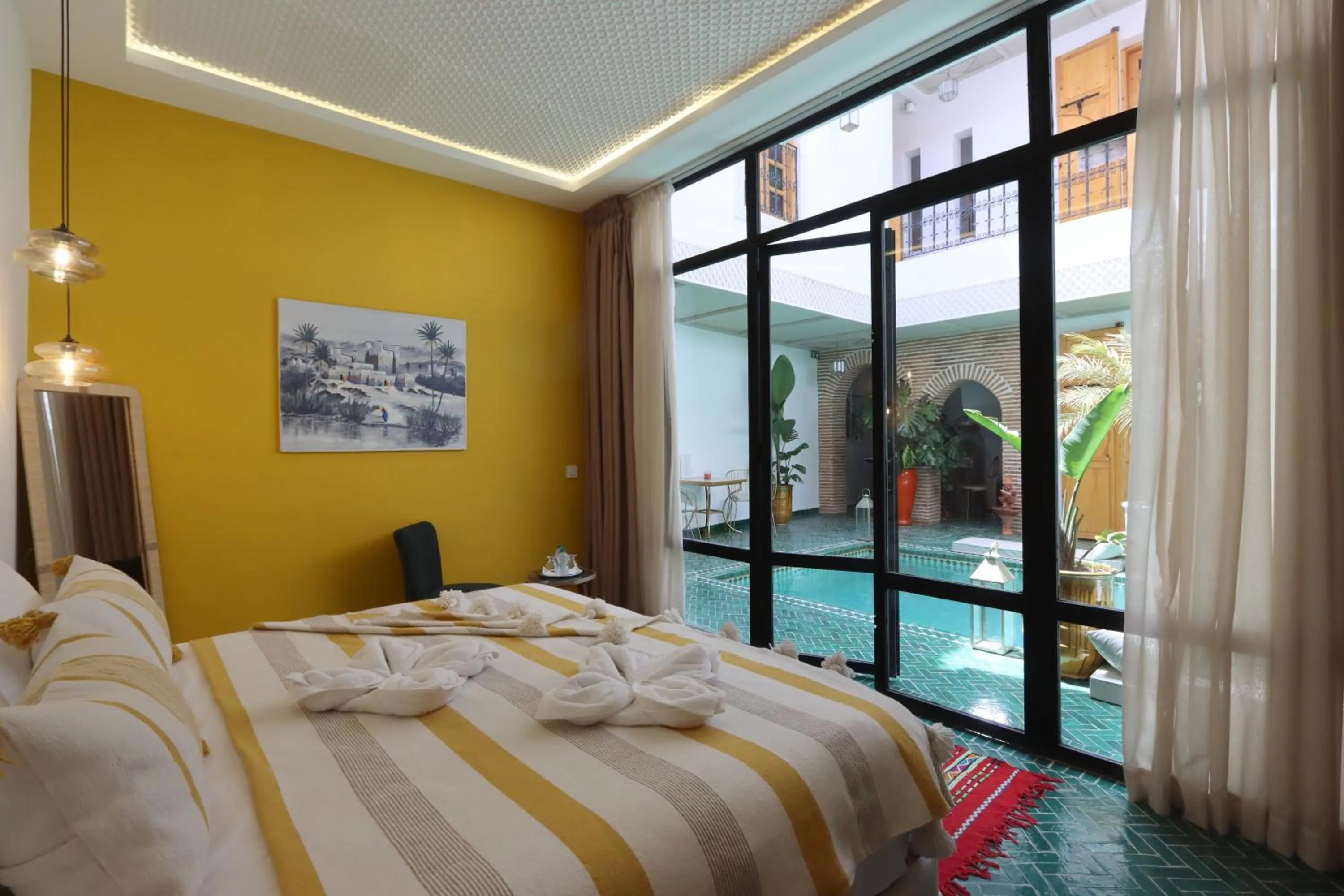 Bed in Riad Darchica