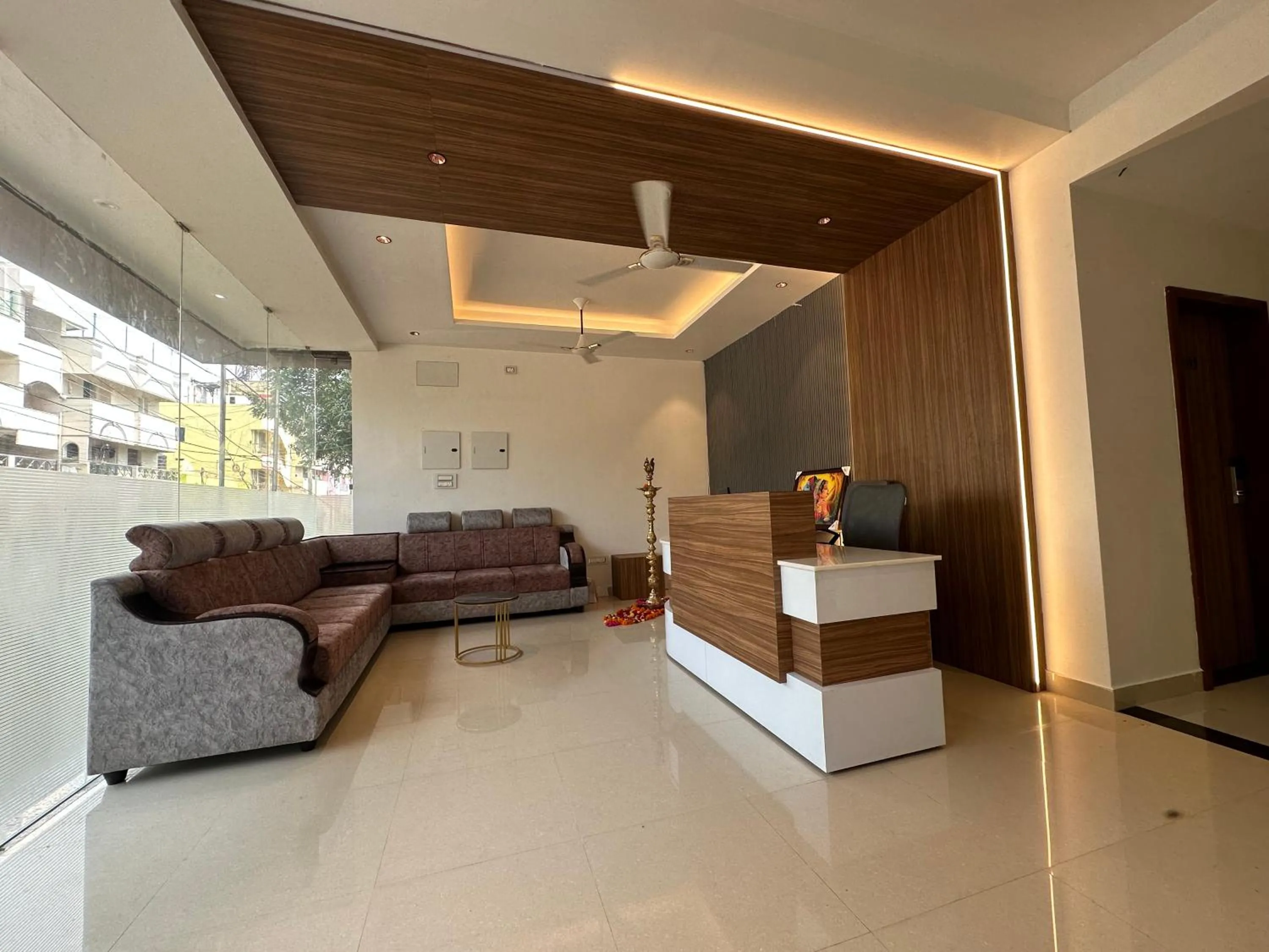 Seating area in SRI KRISHNA RESIDENCY Srirangam