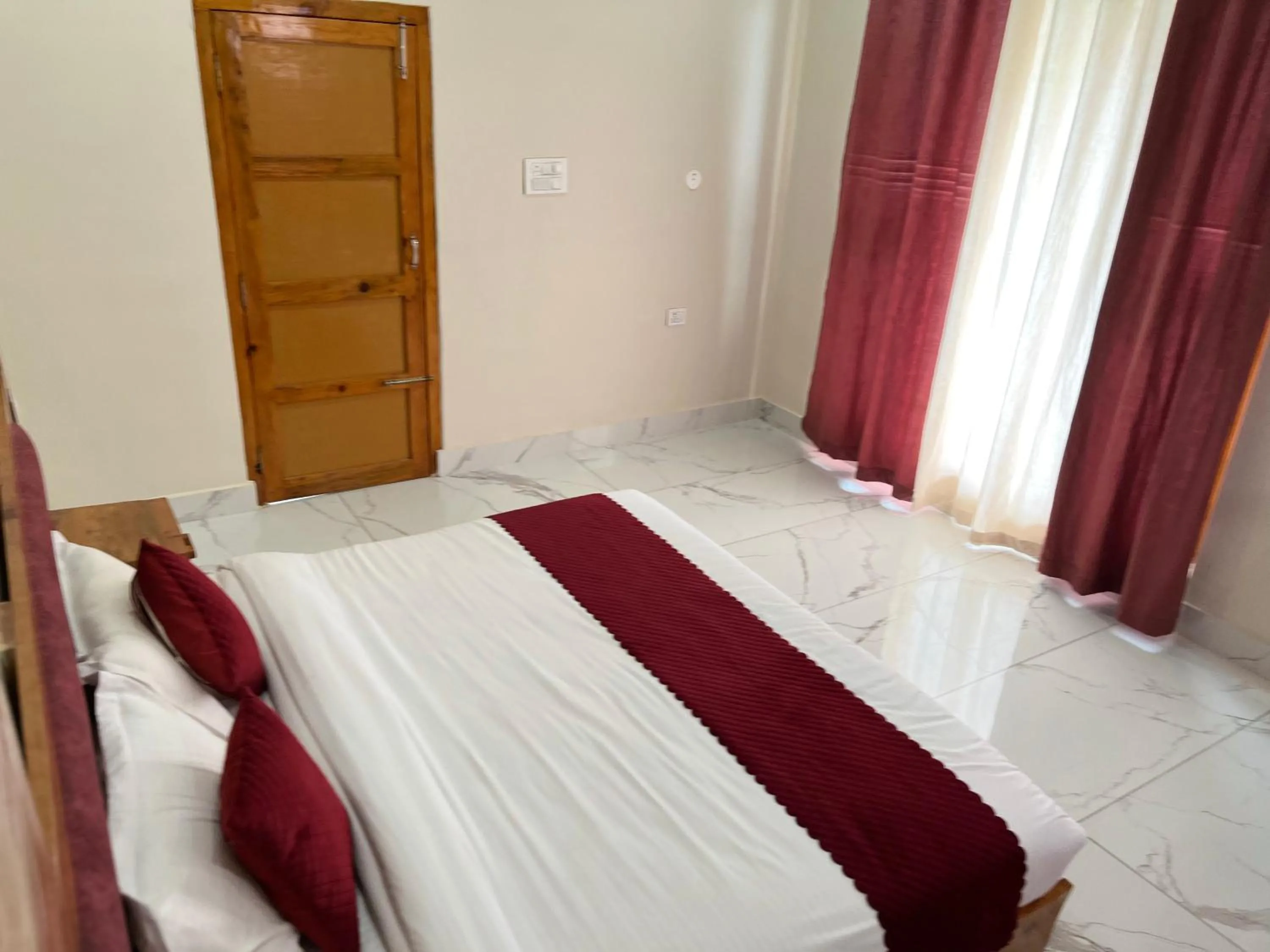Bed in Himalayan Hill Top Resort