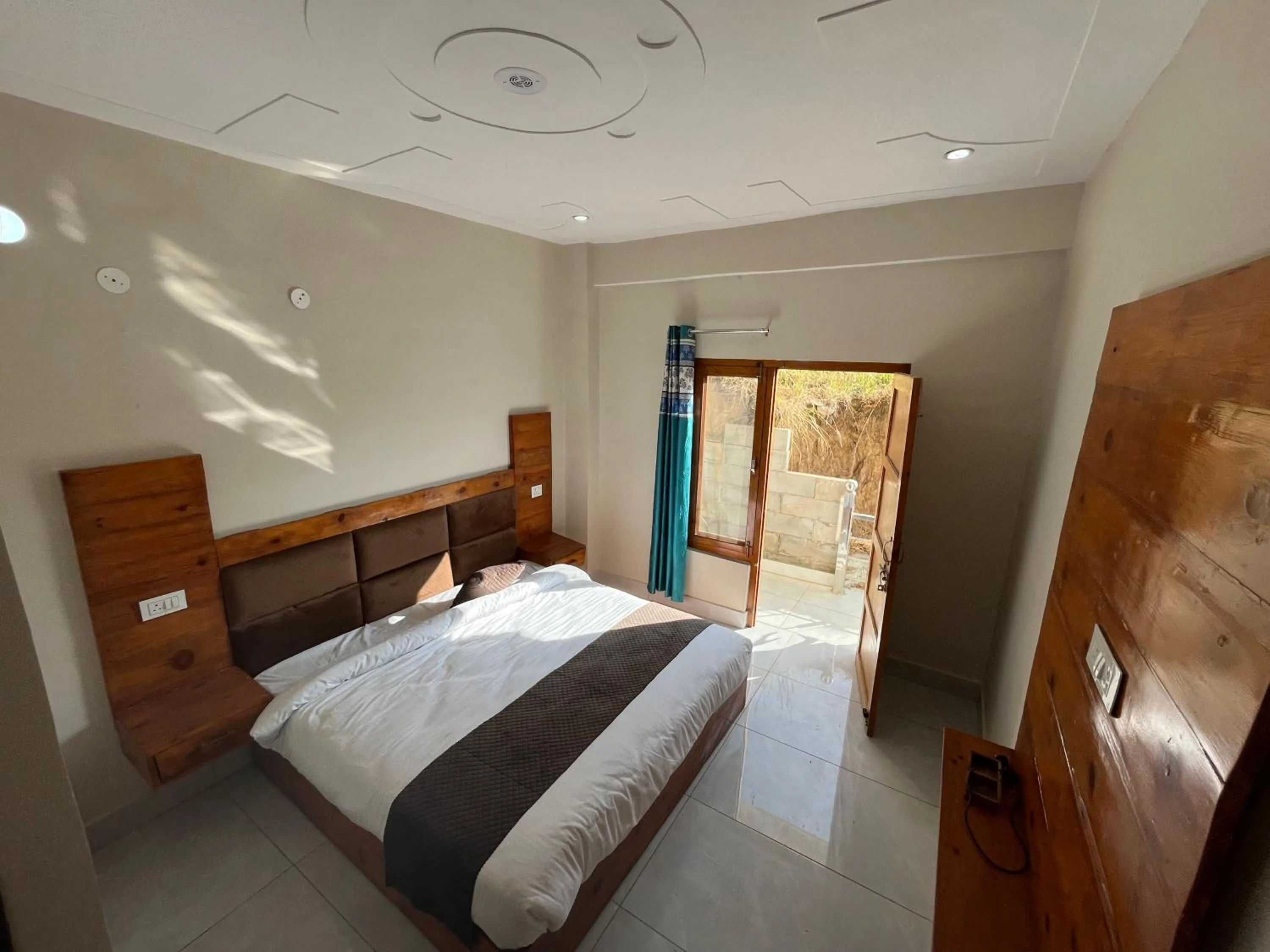 Bed in Himalayan Hill Top Resort