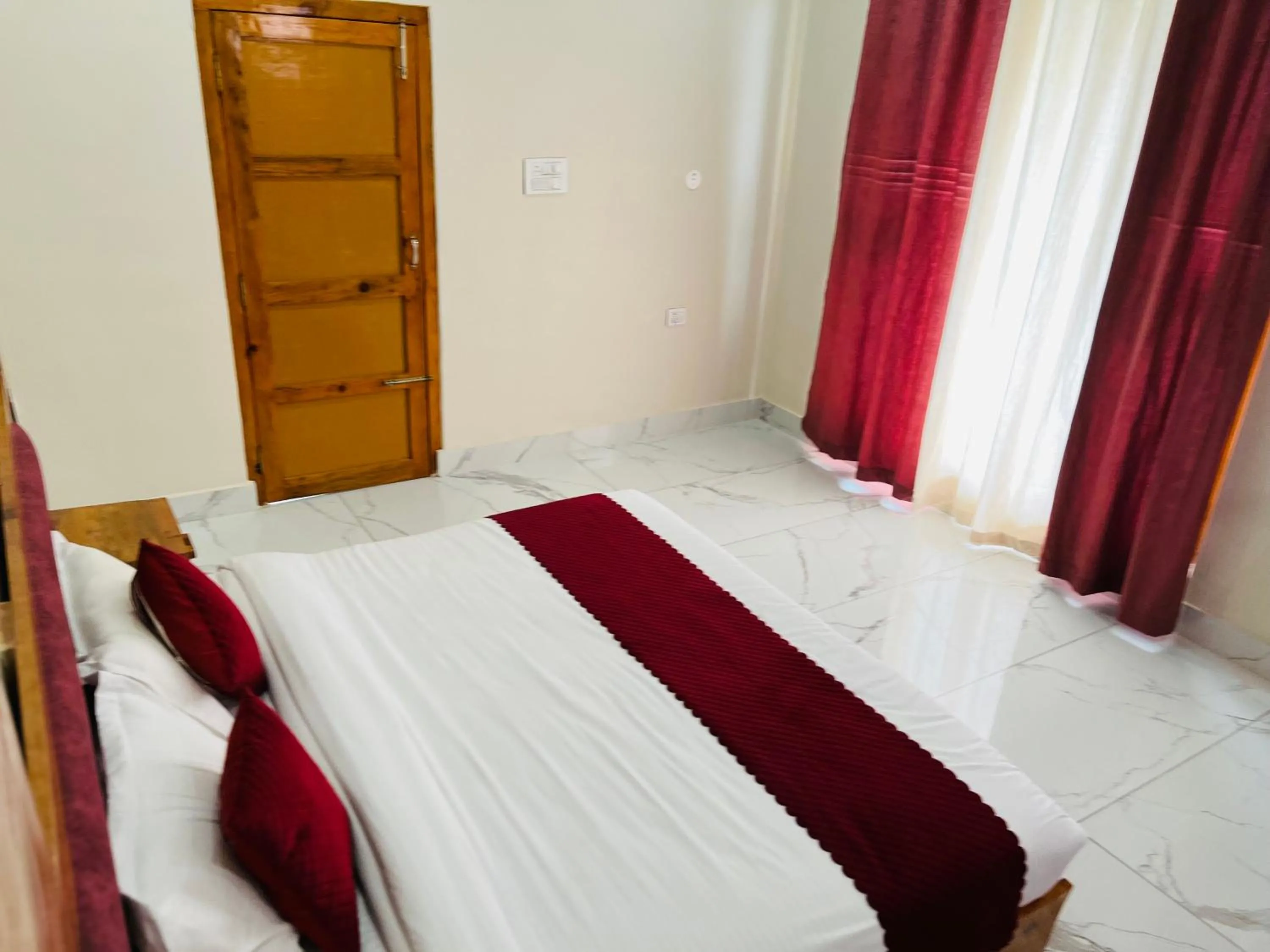 Bed in Himalayan Hill Top Resort