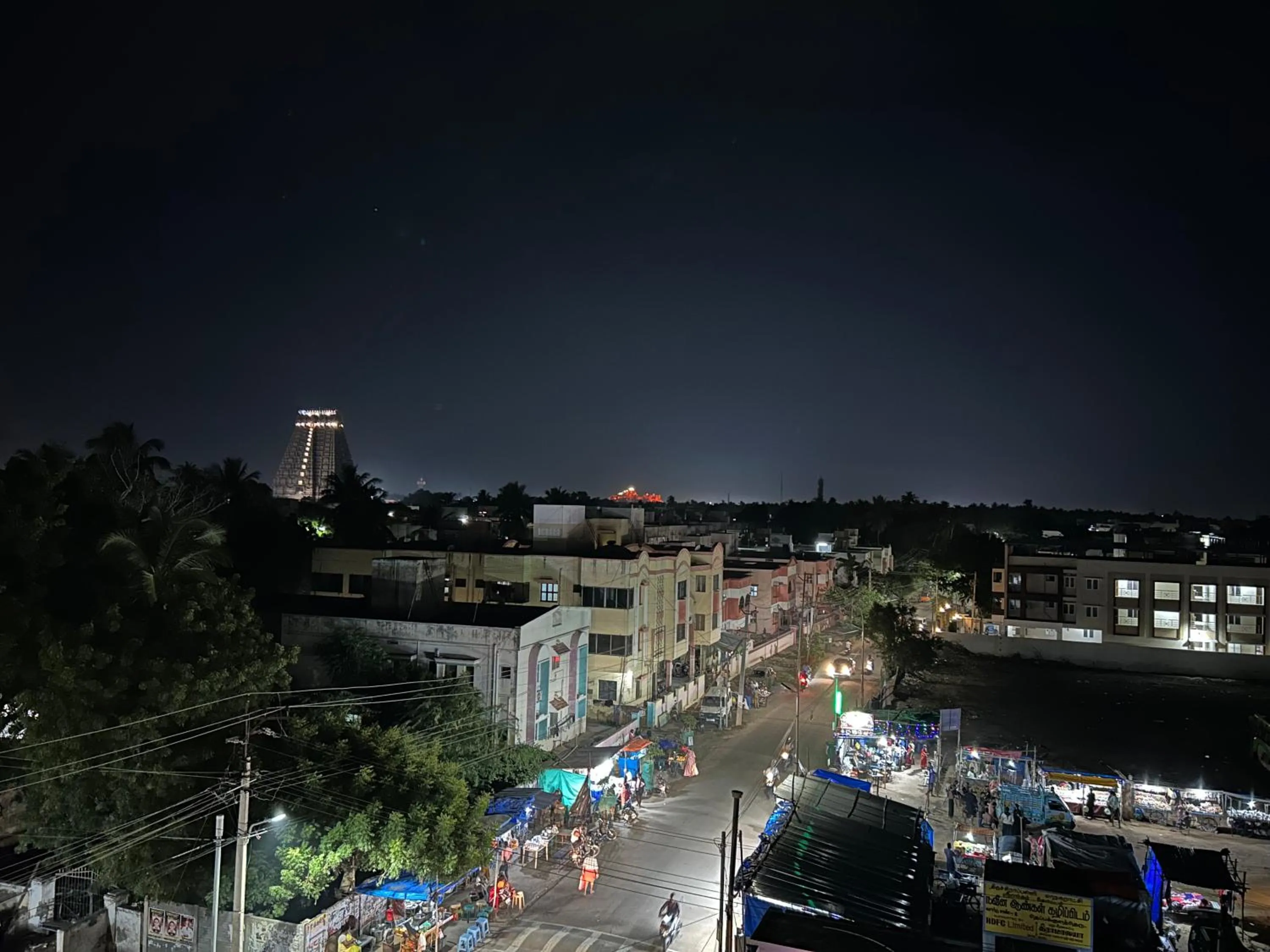 City view in The Kaya Backpackers Rooms Srirangam