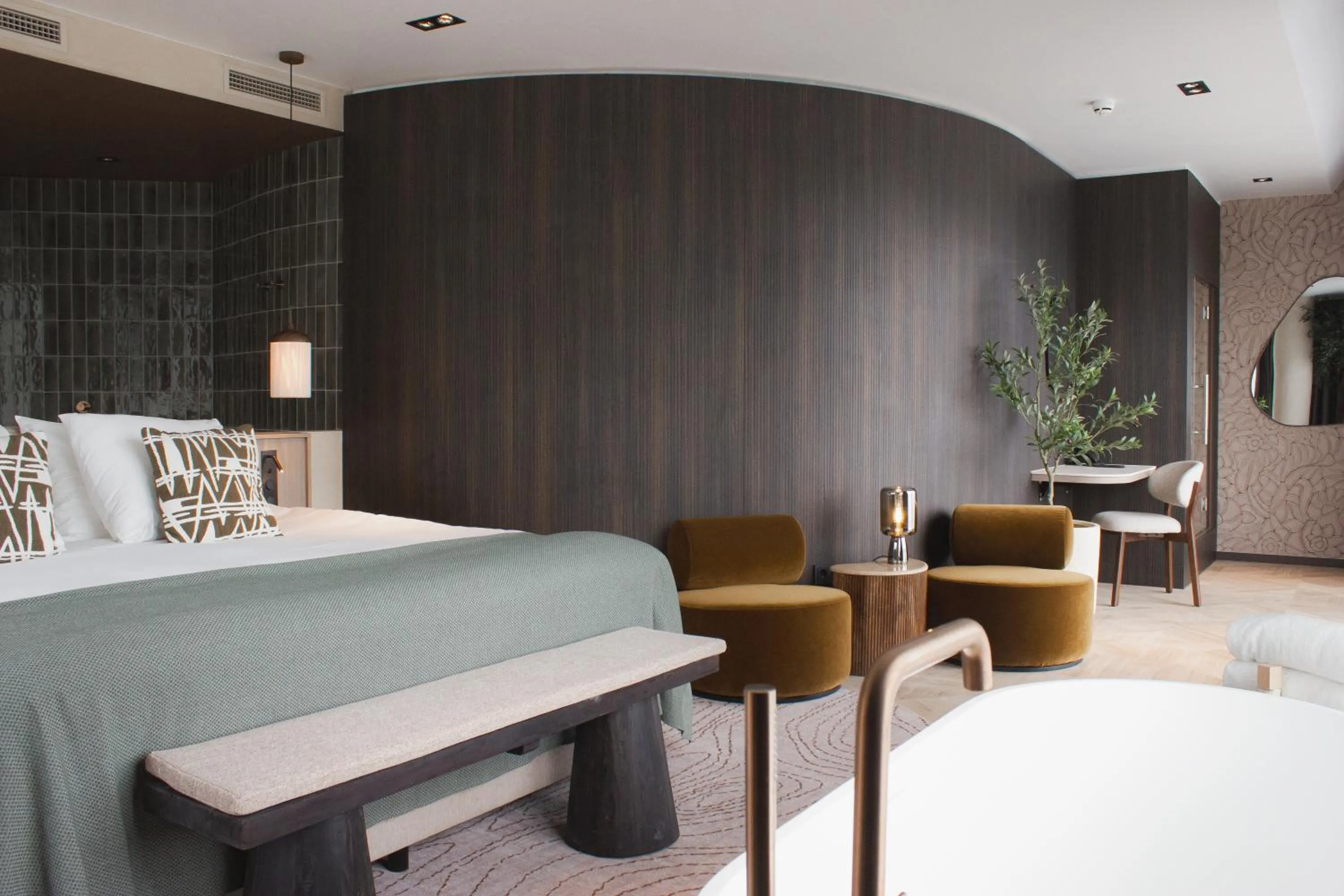 Bed in Wellnesshotel Thermae 2000