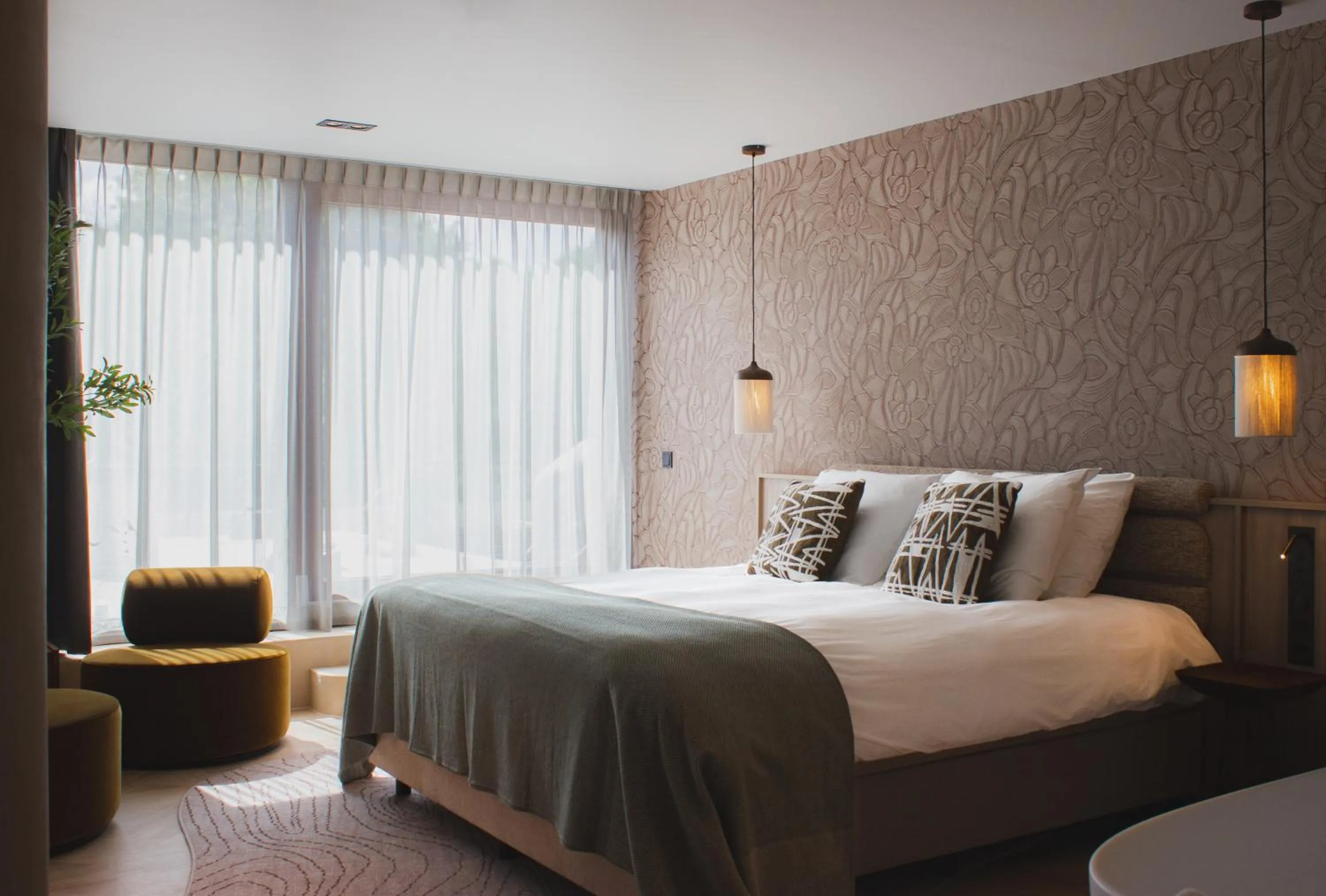 Bed in Wellnesshotel Thermae 2000