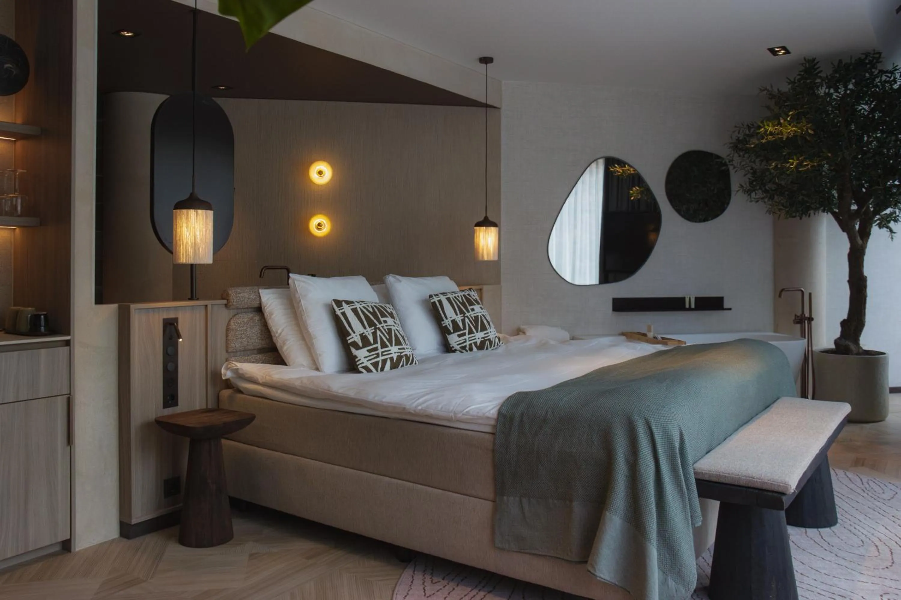 Bed in Wellnesshotel Thermae 2000