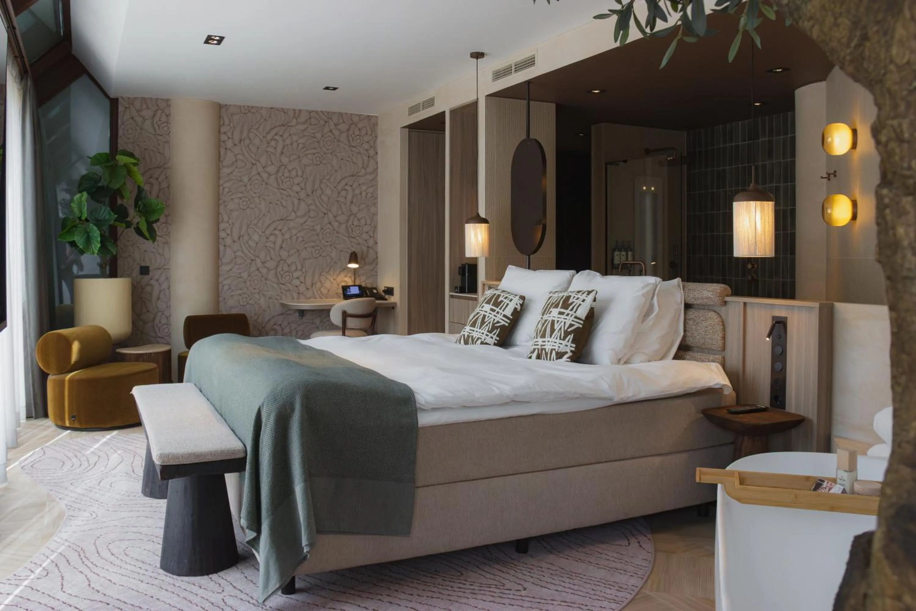 Bed in Wellnesshotel Thermae 2000