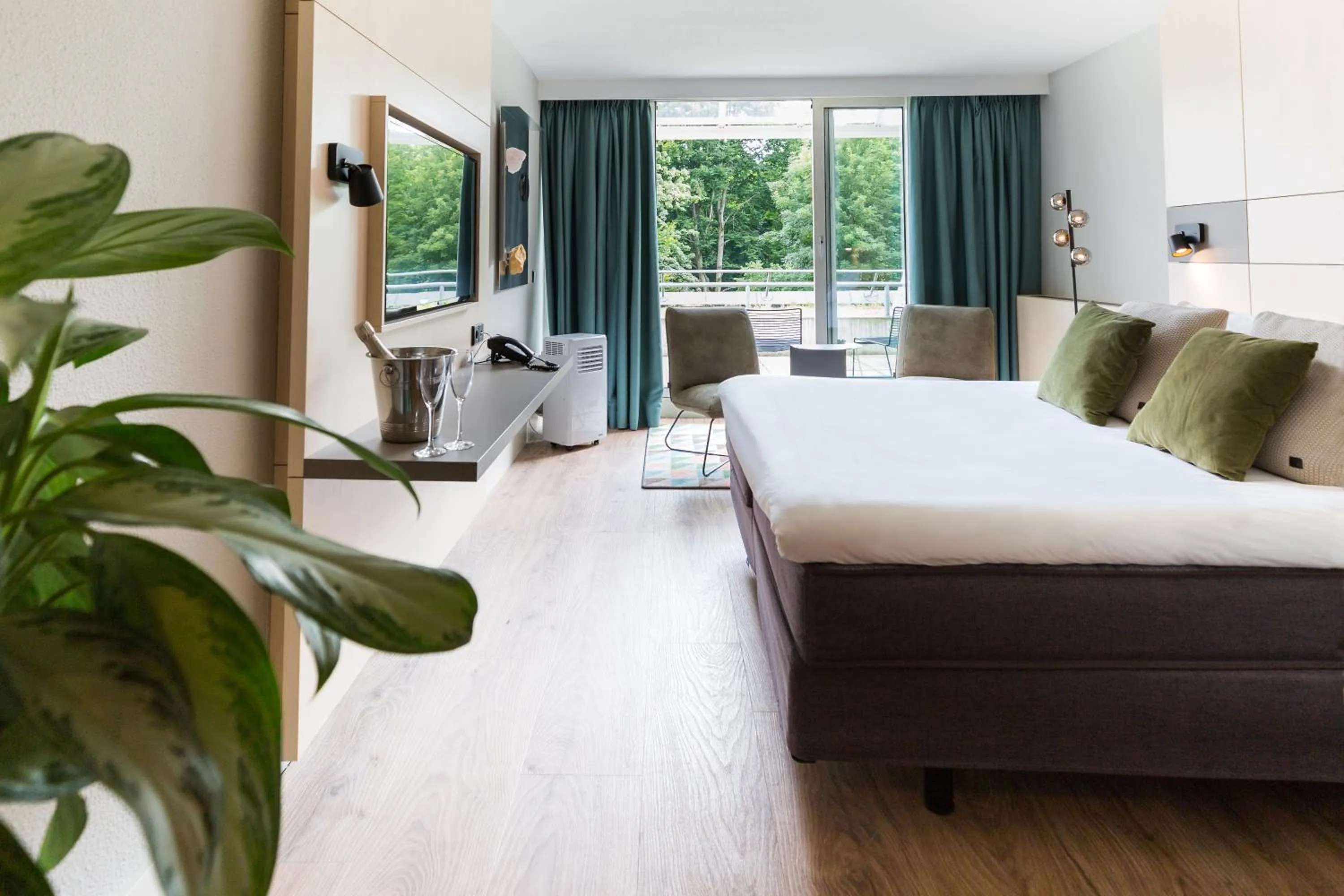 Bed in Wellnesshotel Thermae 2000