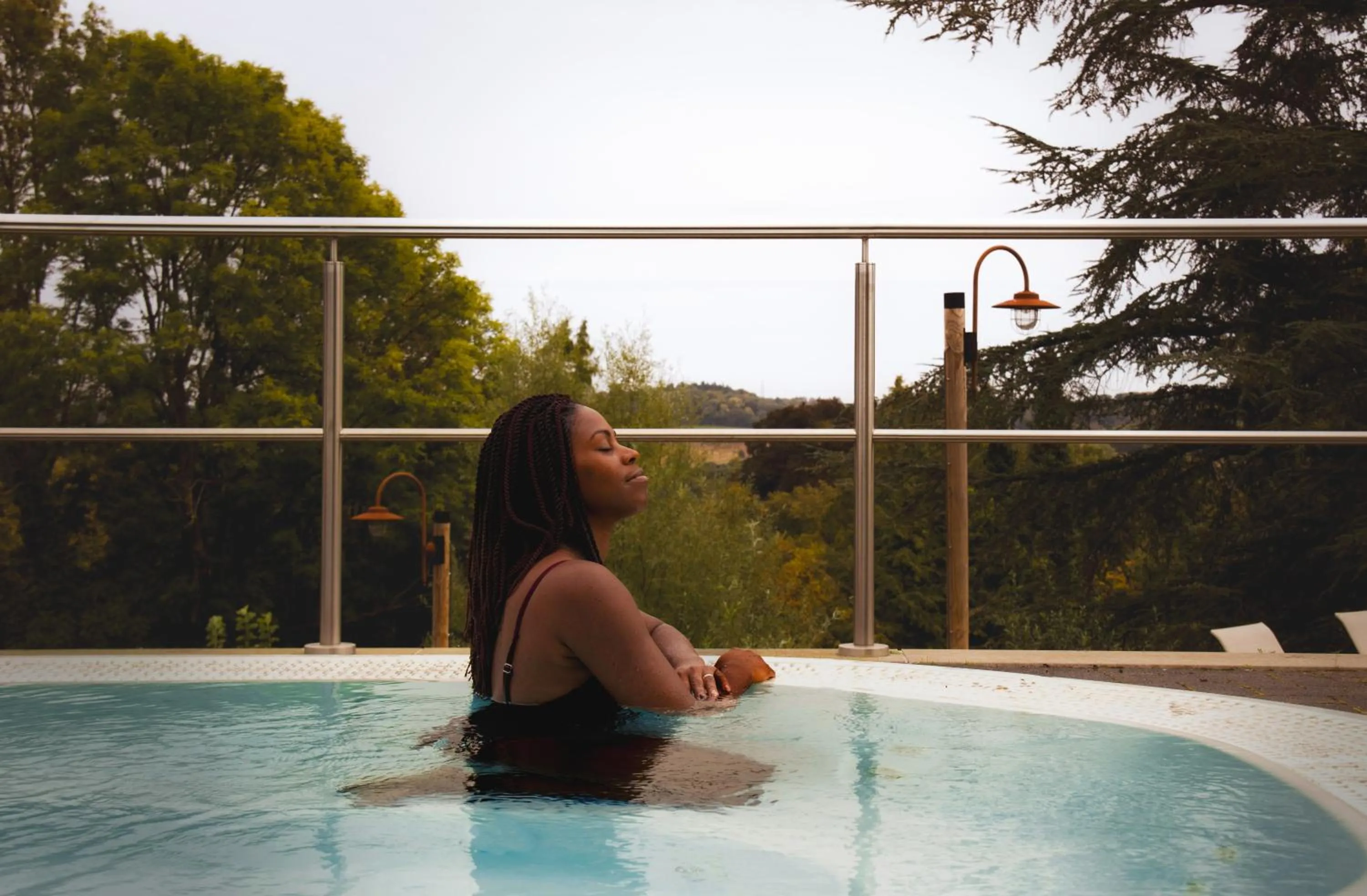 Swimming pool in Wellnesshotel Thermae 2000