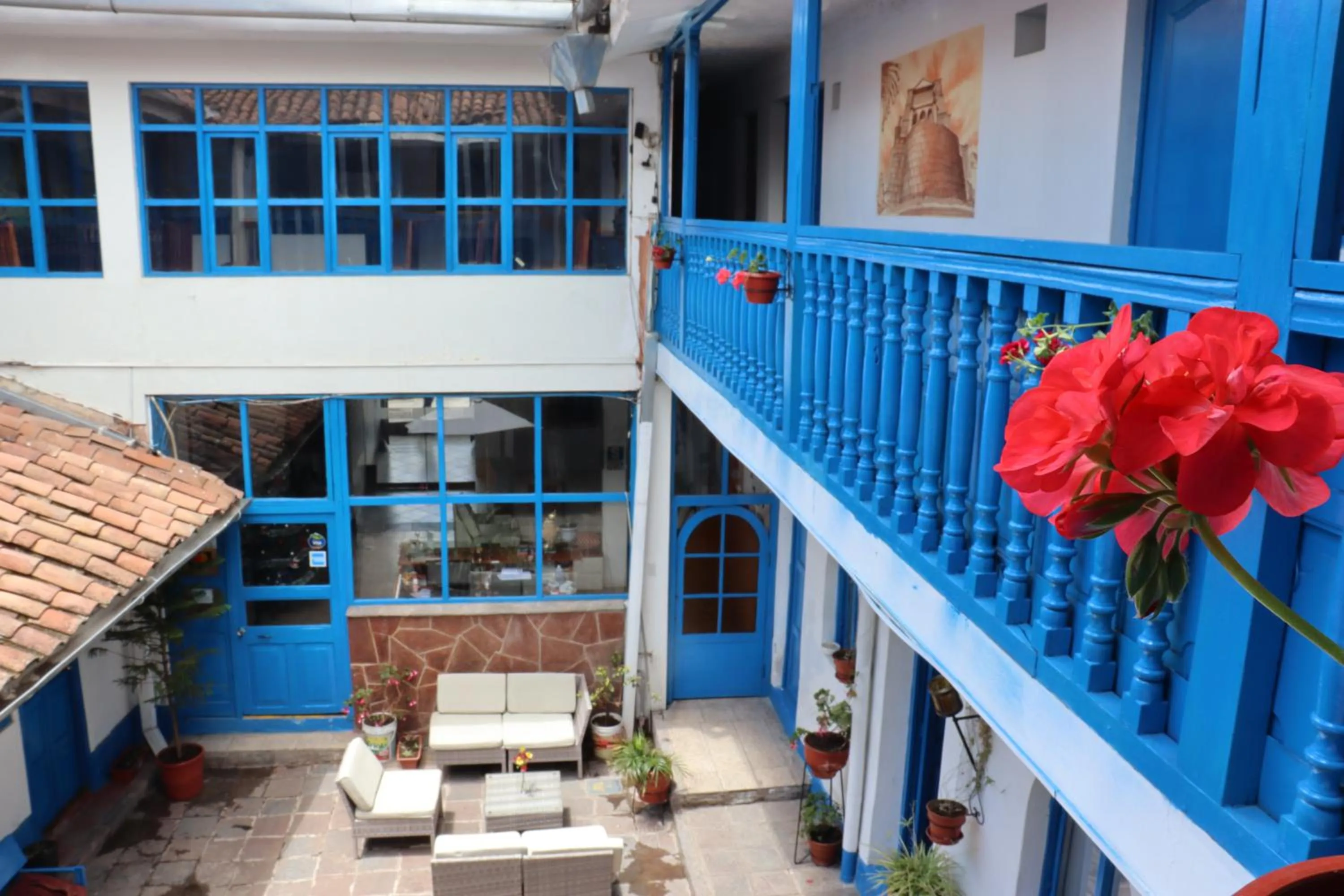 Property building, Balcony/Terrace in La Casona de Rimacpampa