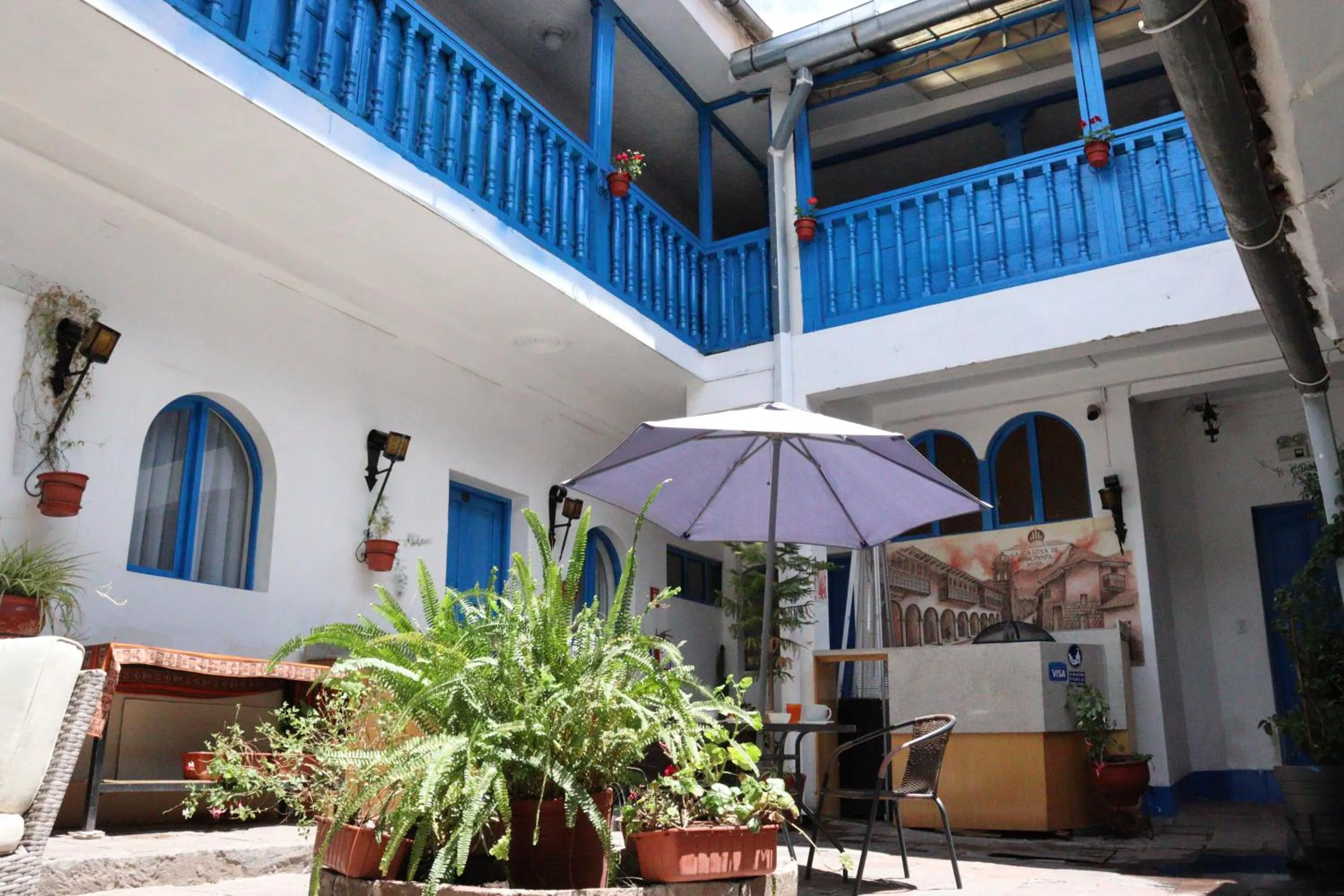 Patio in La Casona de Rimacpampa