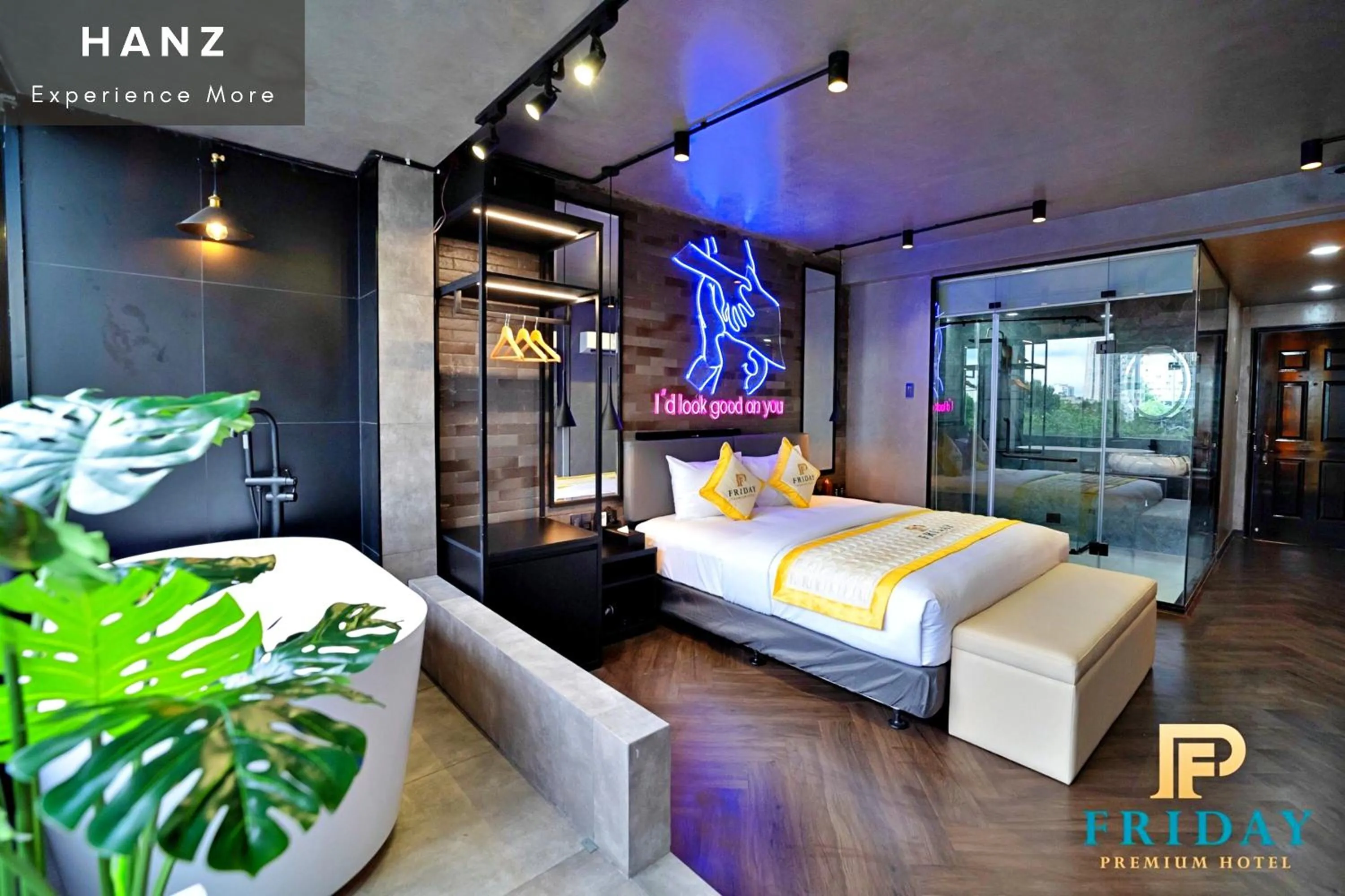 Bed in HANZ Bao Long Hotel RiverView