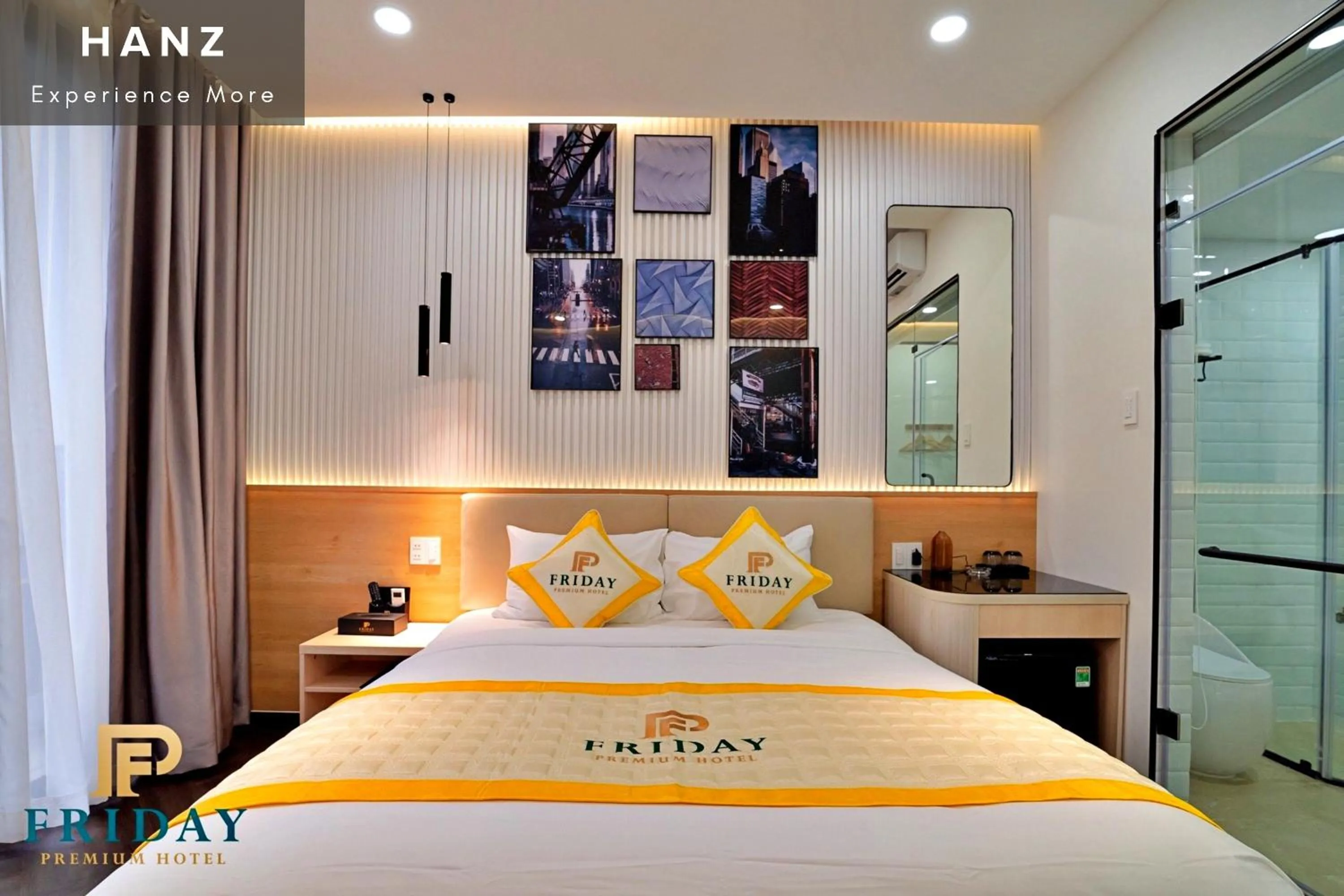 Bed in HANZ Bao Long Hotel RiverView