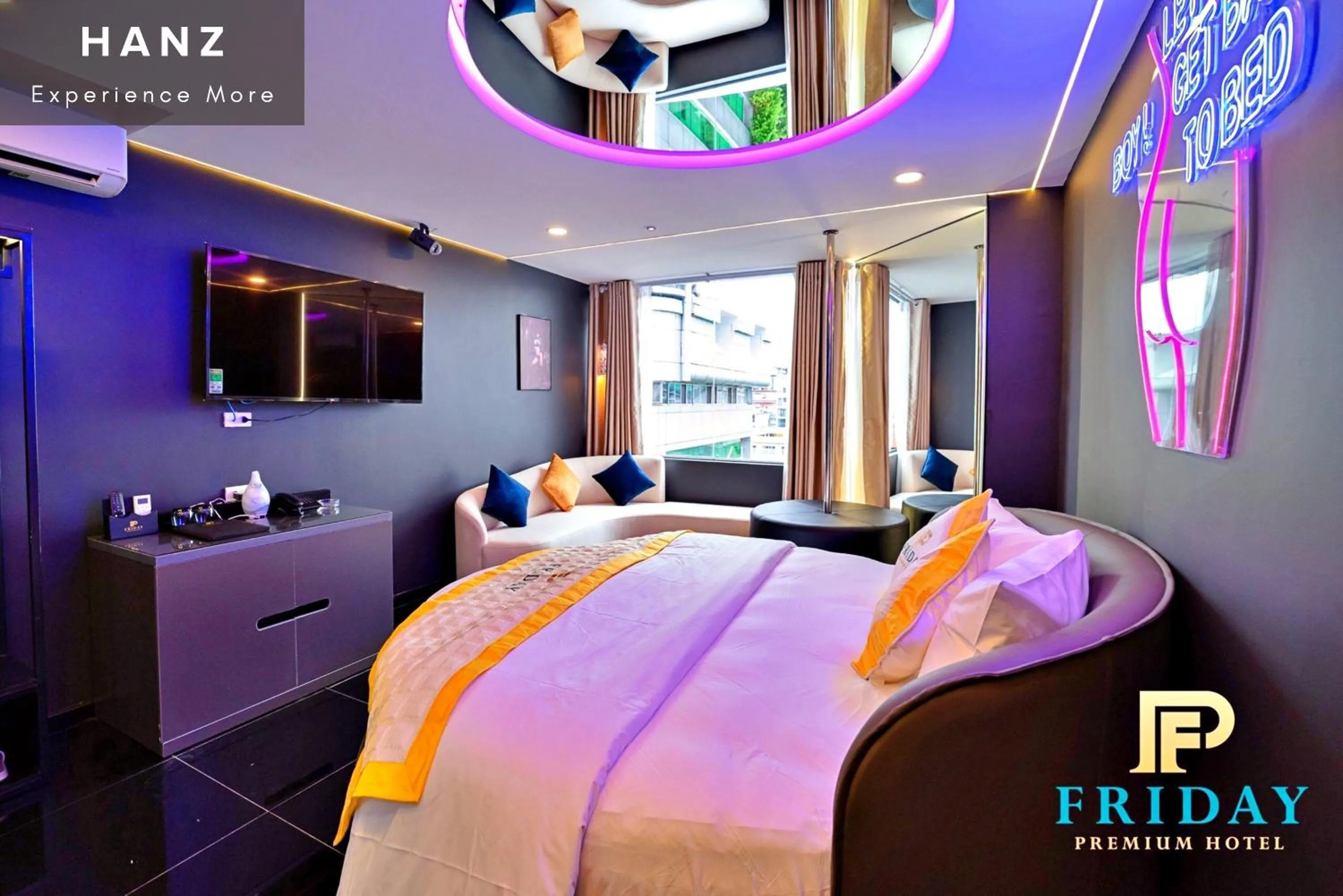 Bed in HANZ Bao Long Hotel RiverView