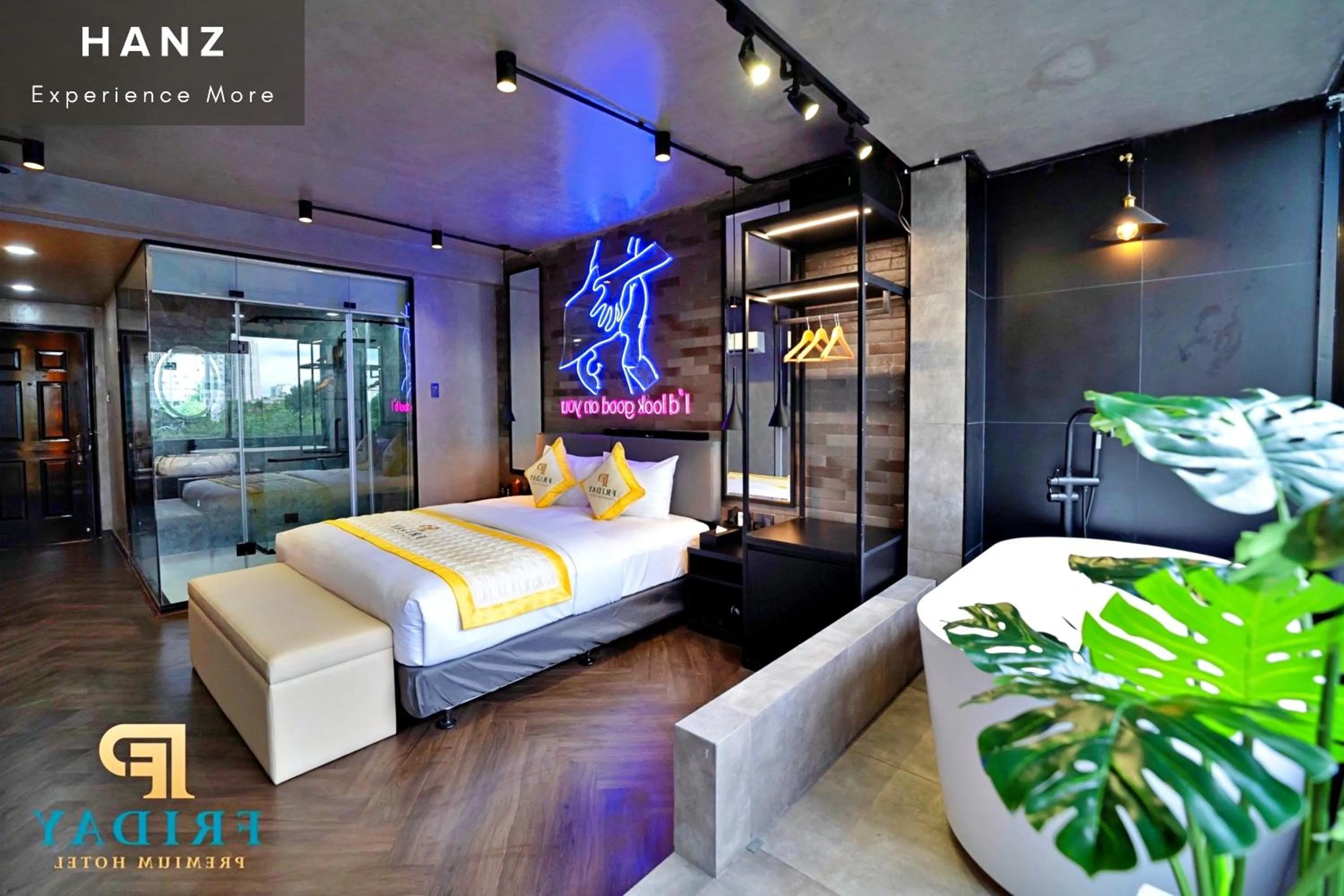 Bed in HANZ Bao Long Hotel RiverView