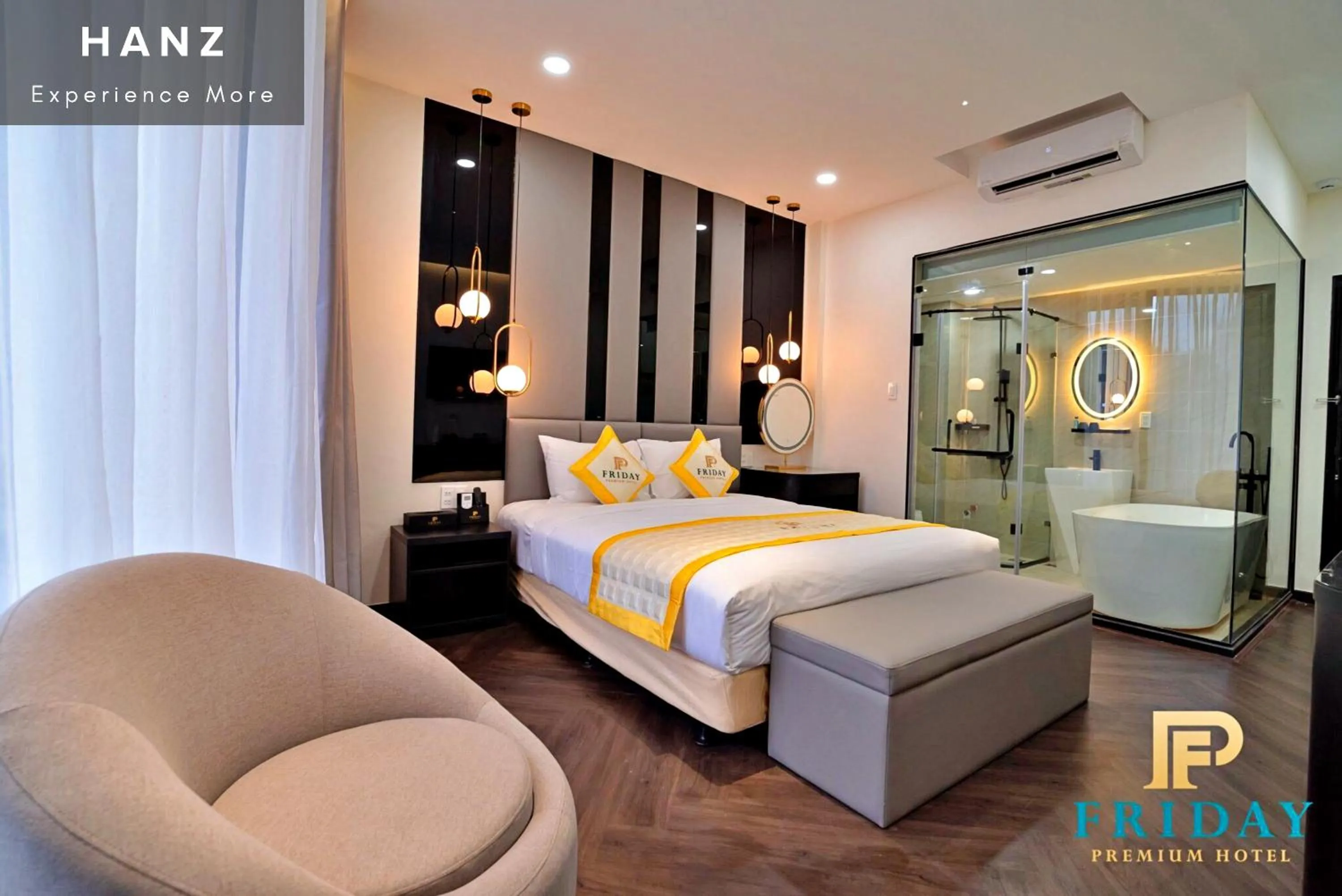 Bed in HANZ Bao Long Hotel RiverView