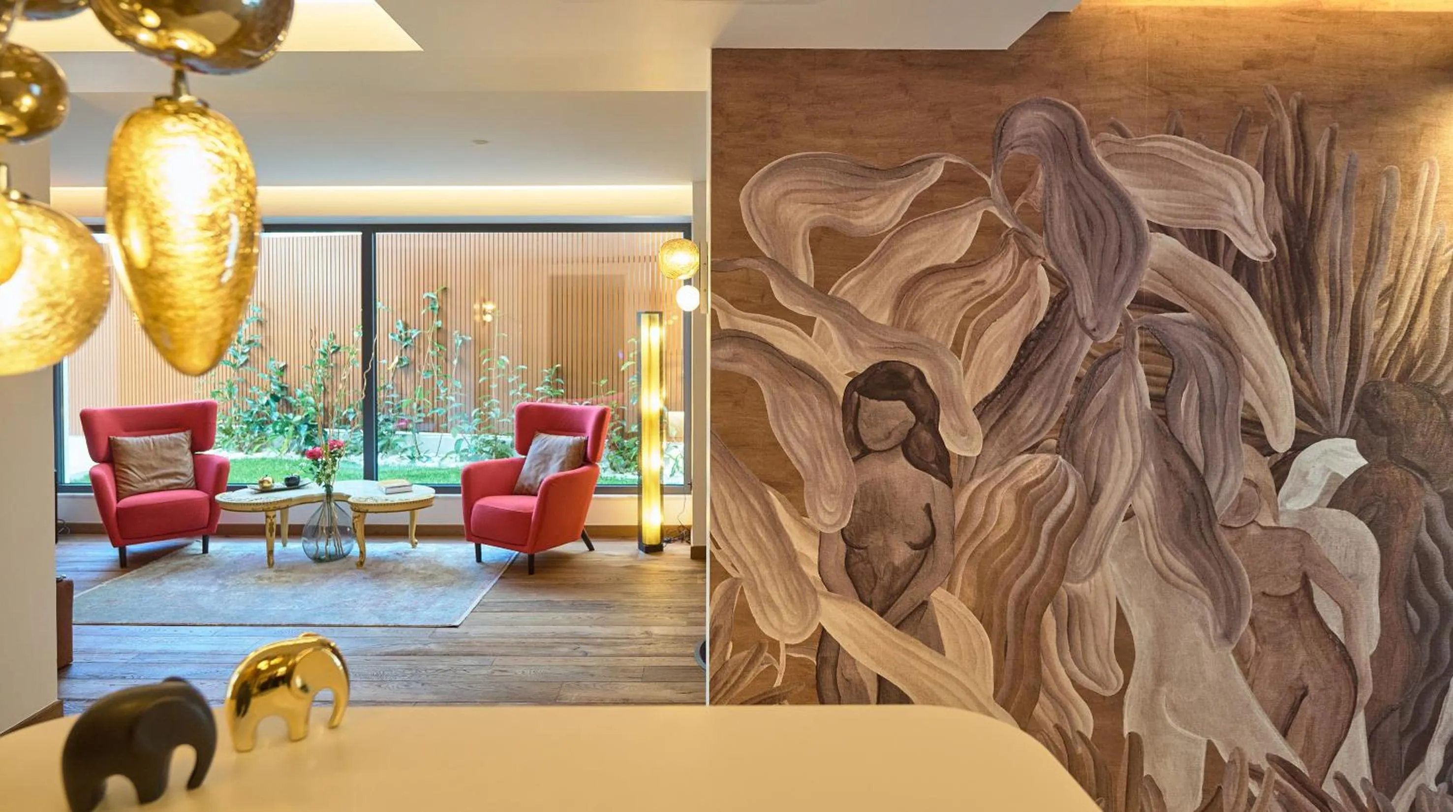 Lobby or reception in SIGMA Suites Hotel