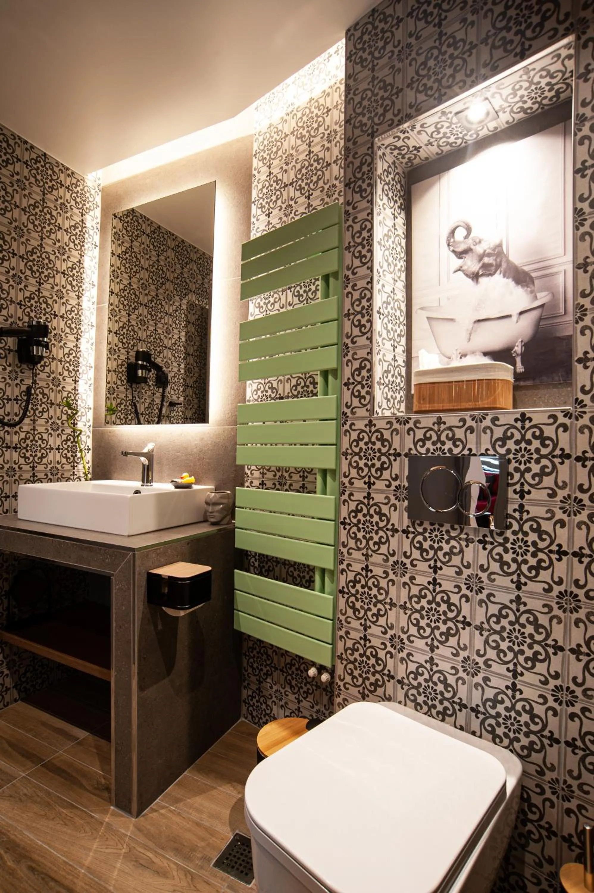 Bathroom in SIGMA Suites Hotel