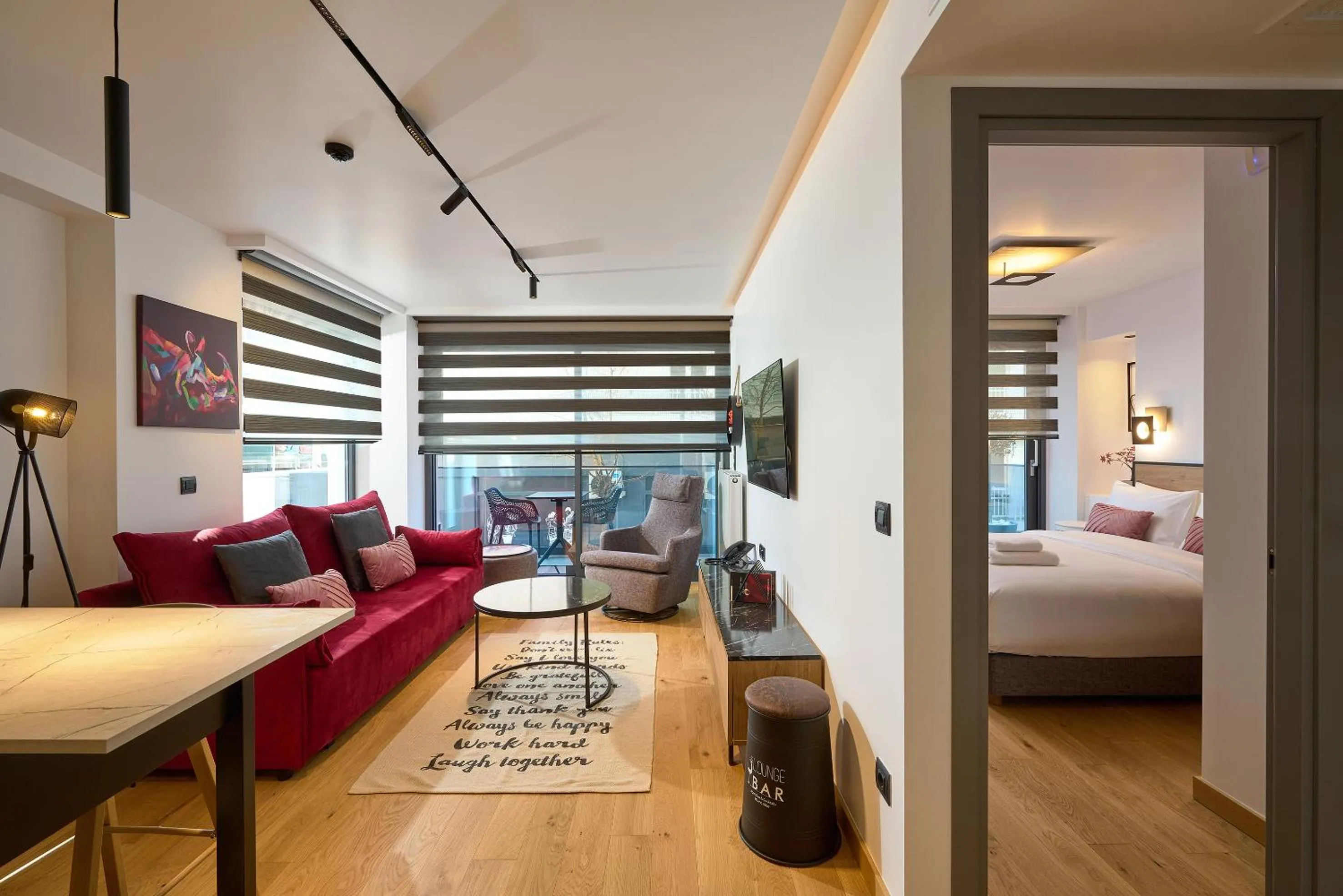 Photo of the whole room, Bed in SIGMA Suites Hotel