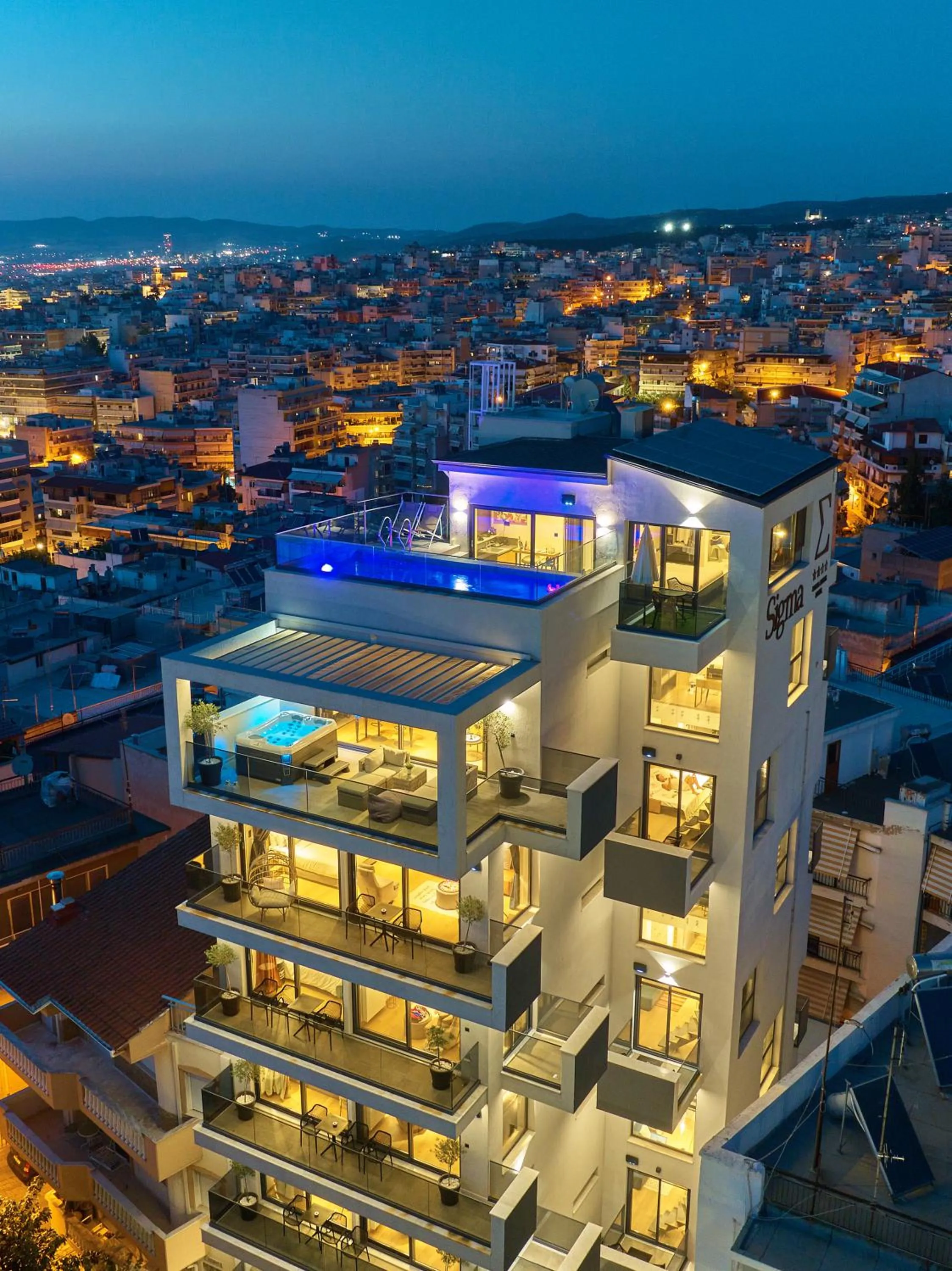 Property building in SIGMA Suites Hotel