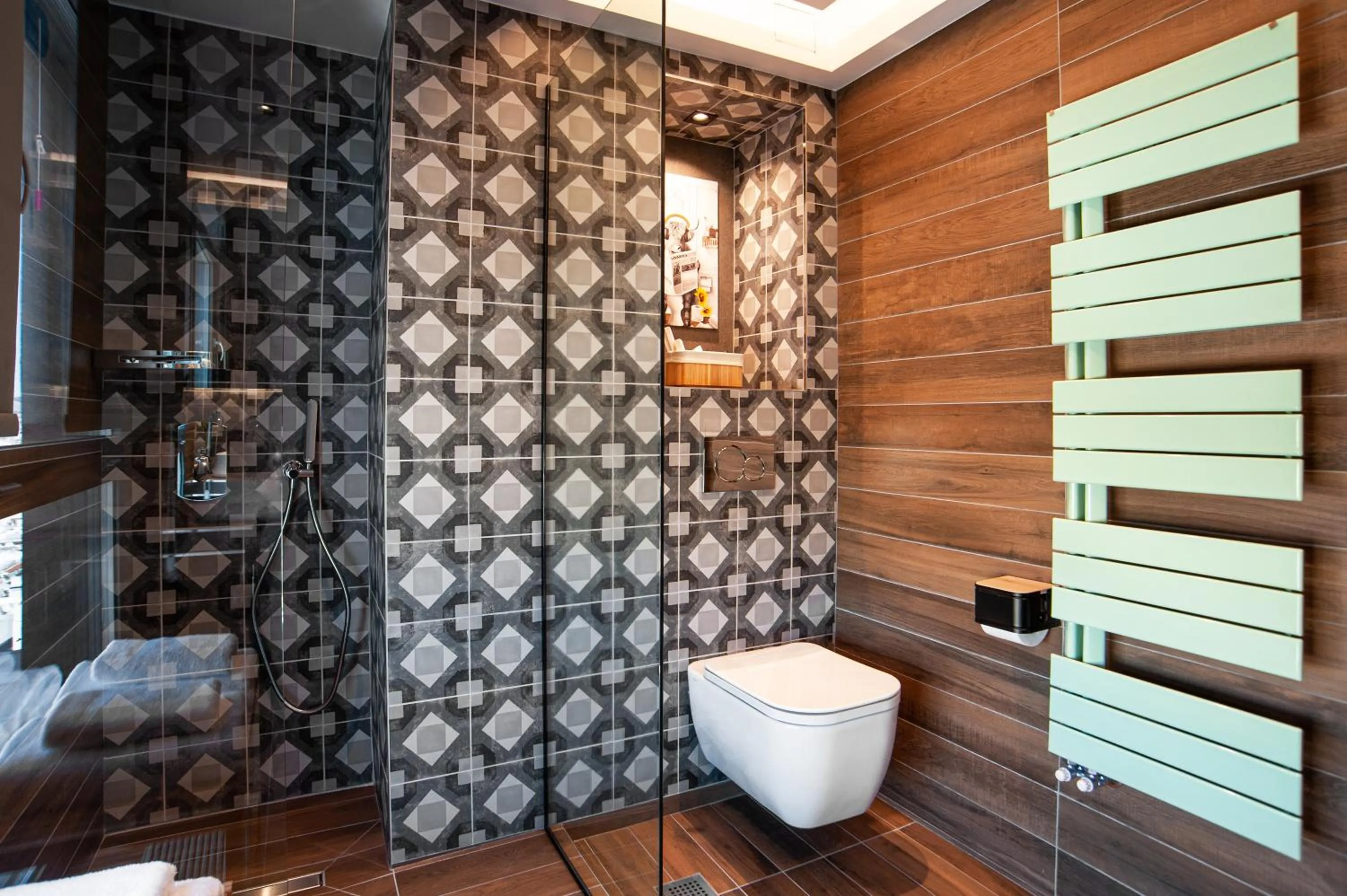 Shower in SIGMA Suites Hotel