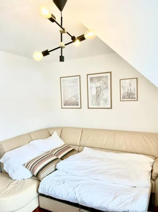Living room, Bed in Ferienwohnung Jule Braunlage