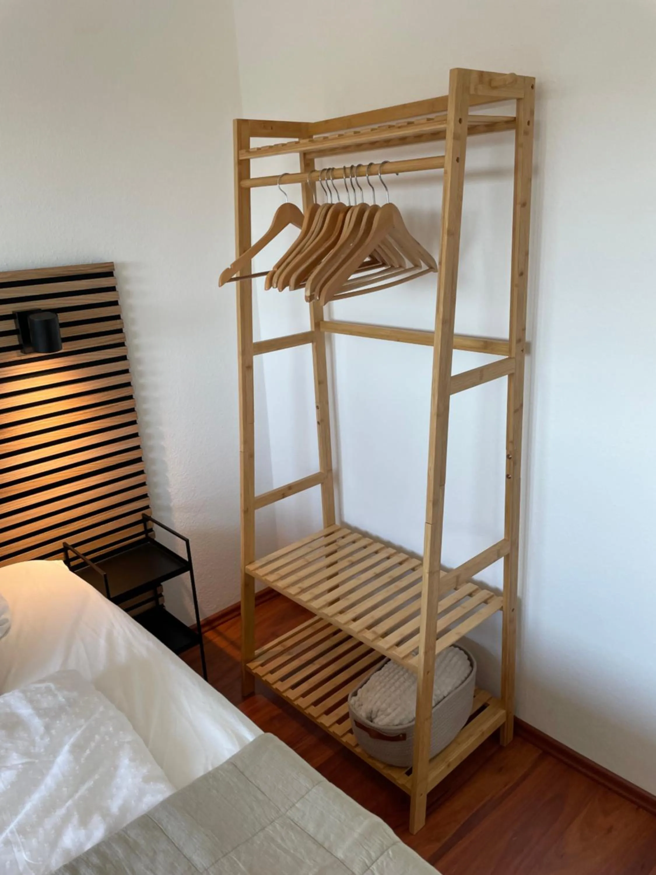 wardrobe, Bed in Ferienwohnung Jule Braunlage