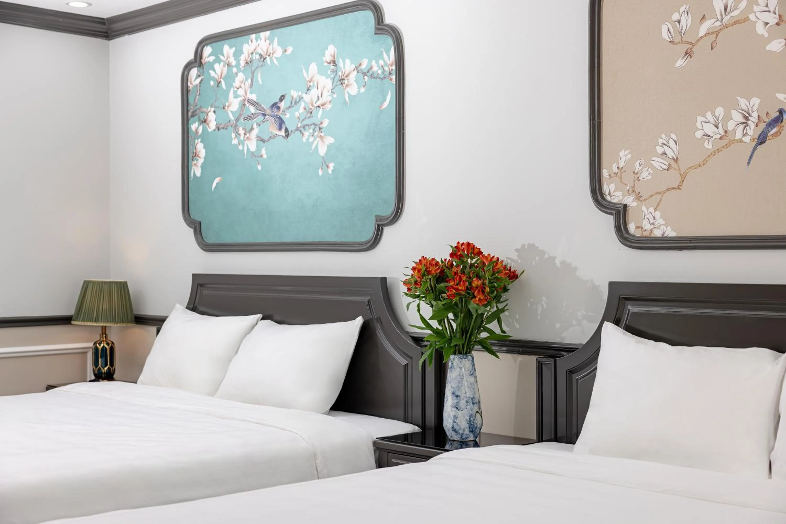 Bed in Sapa Soleil Hotel