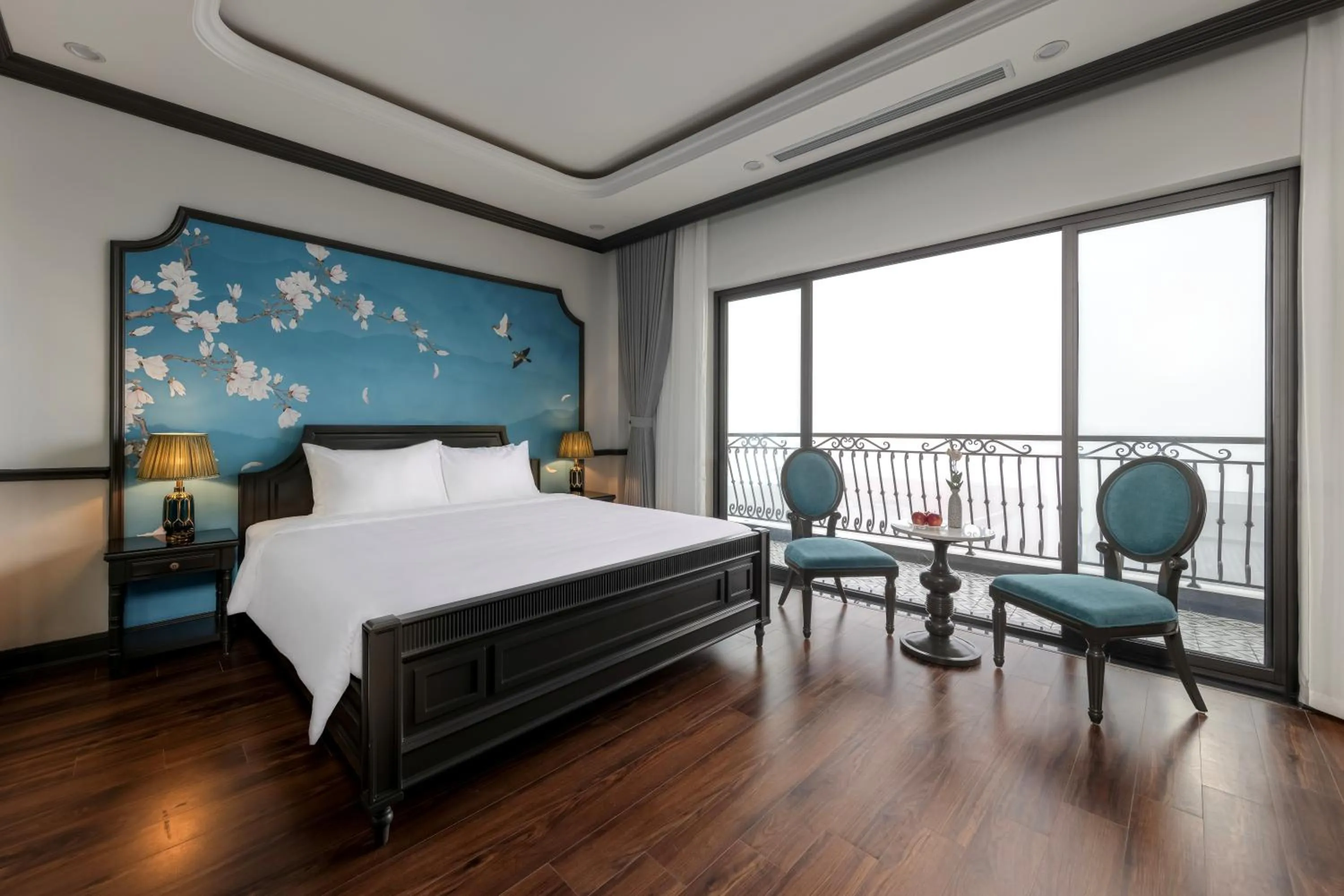 Bed in Sapa Soleil Hotel