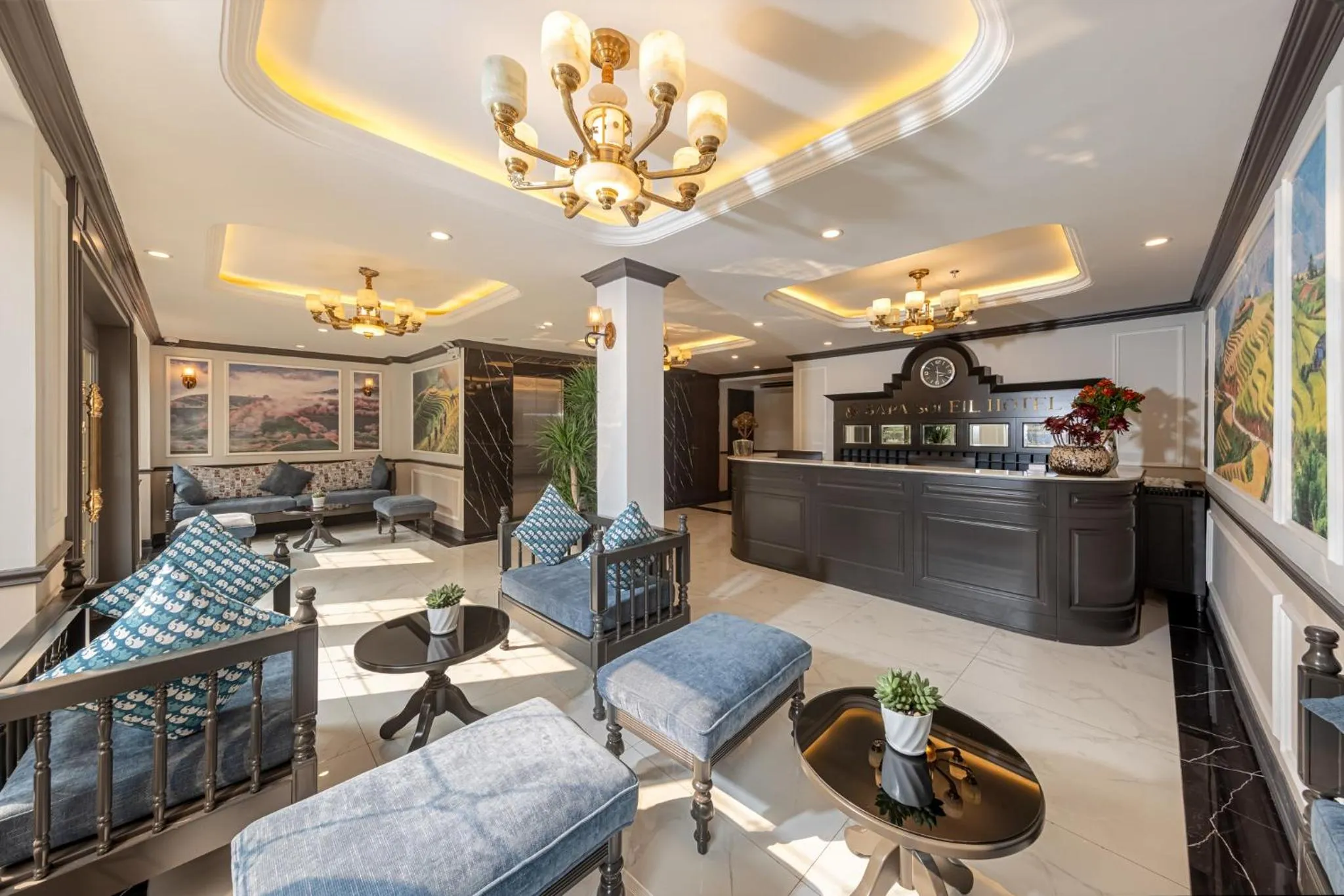 Lobby or reception in Sapa Soleil Hotel