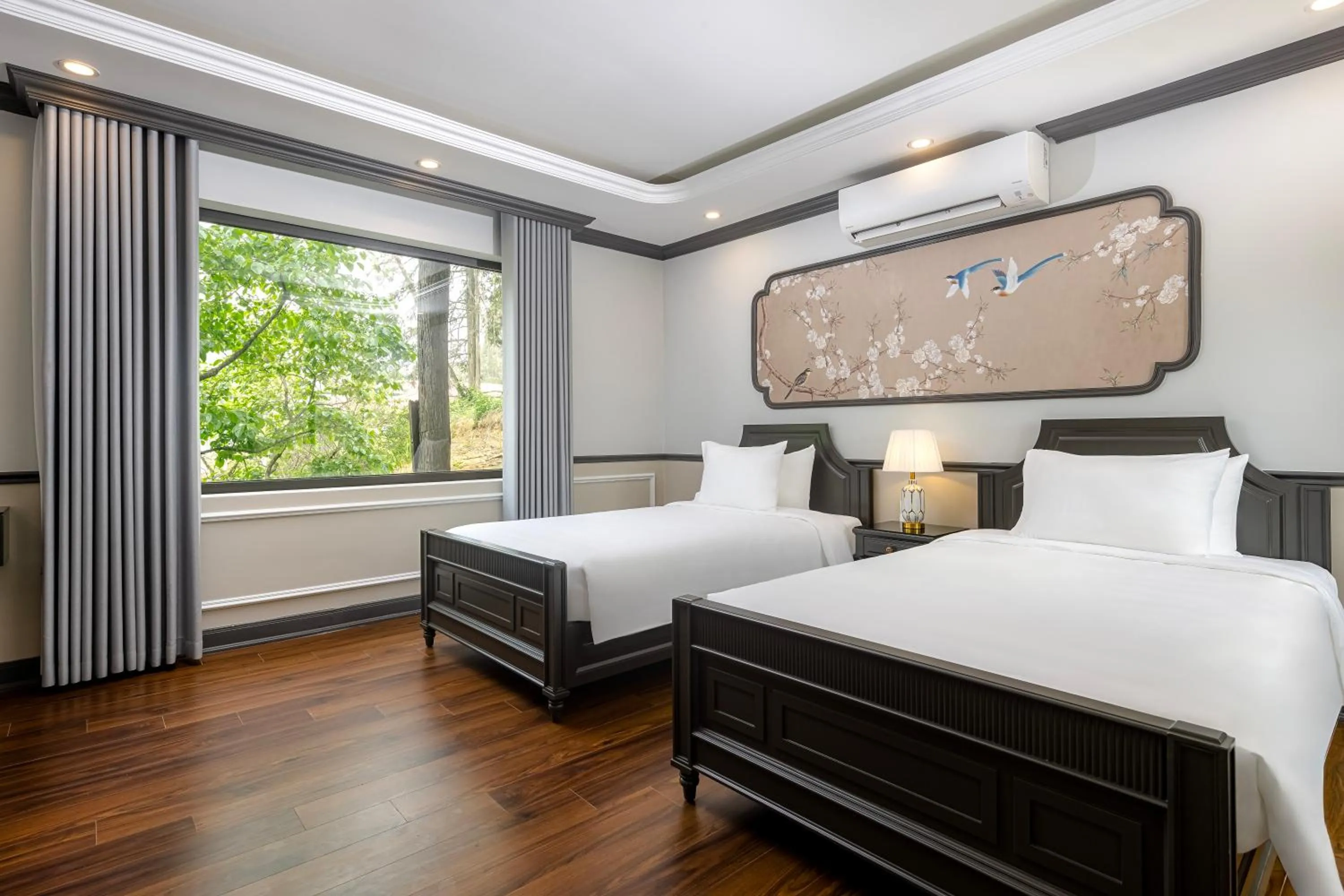 Bed in Sapa Soleil Hotel