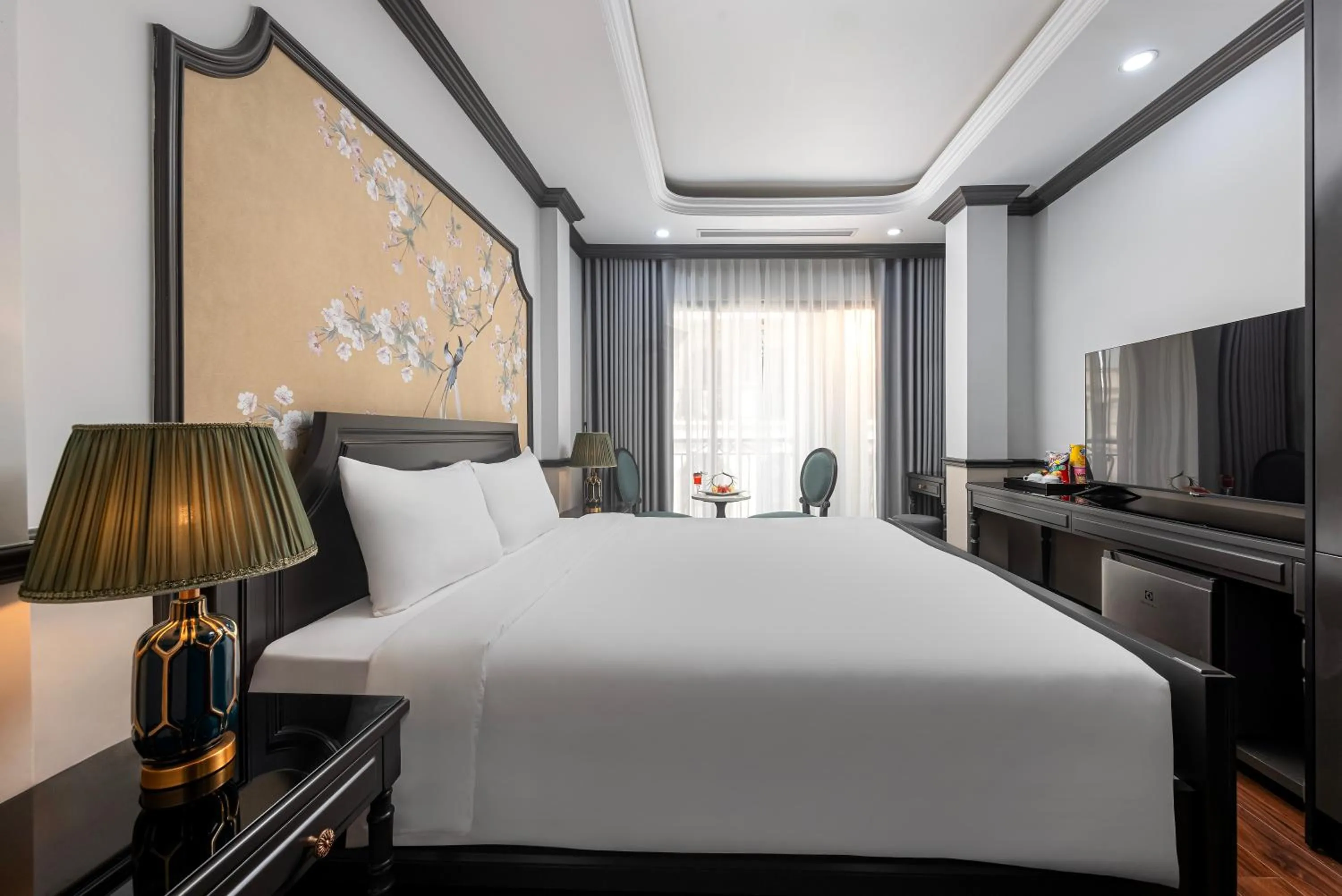 Bed in Sapa Soleil Hotel