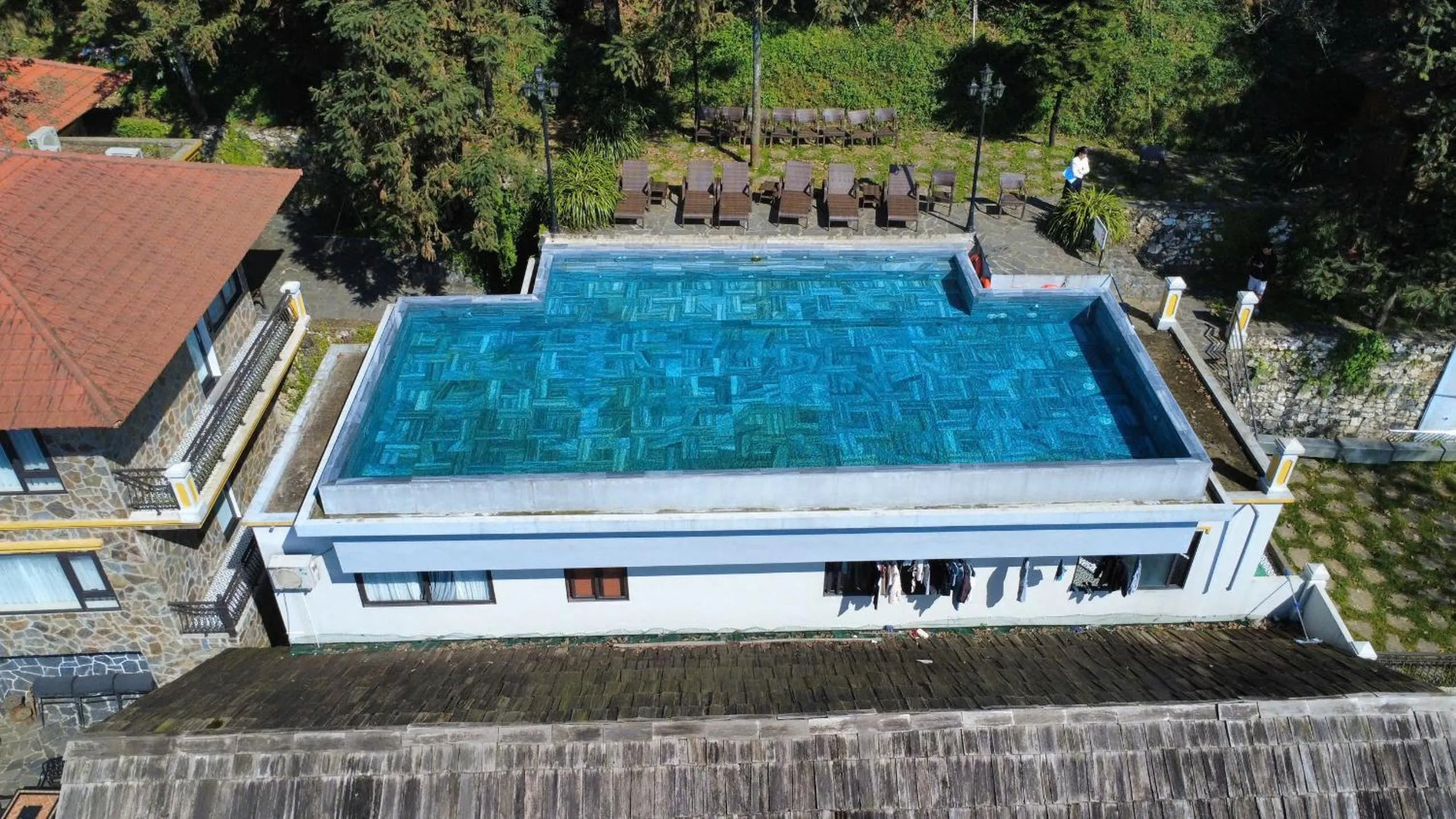 Swimming pool in Sapa Soleil Hotel