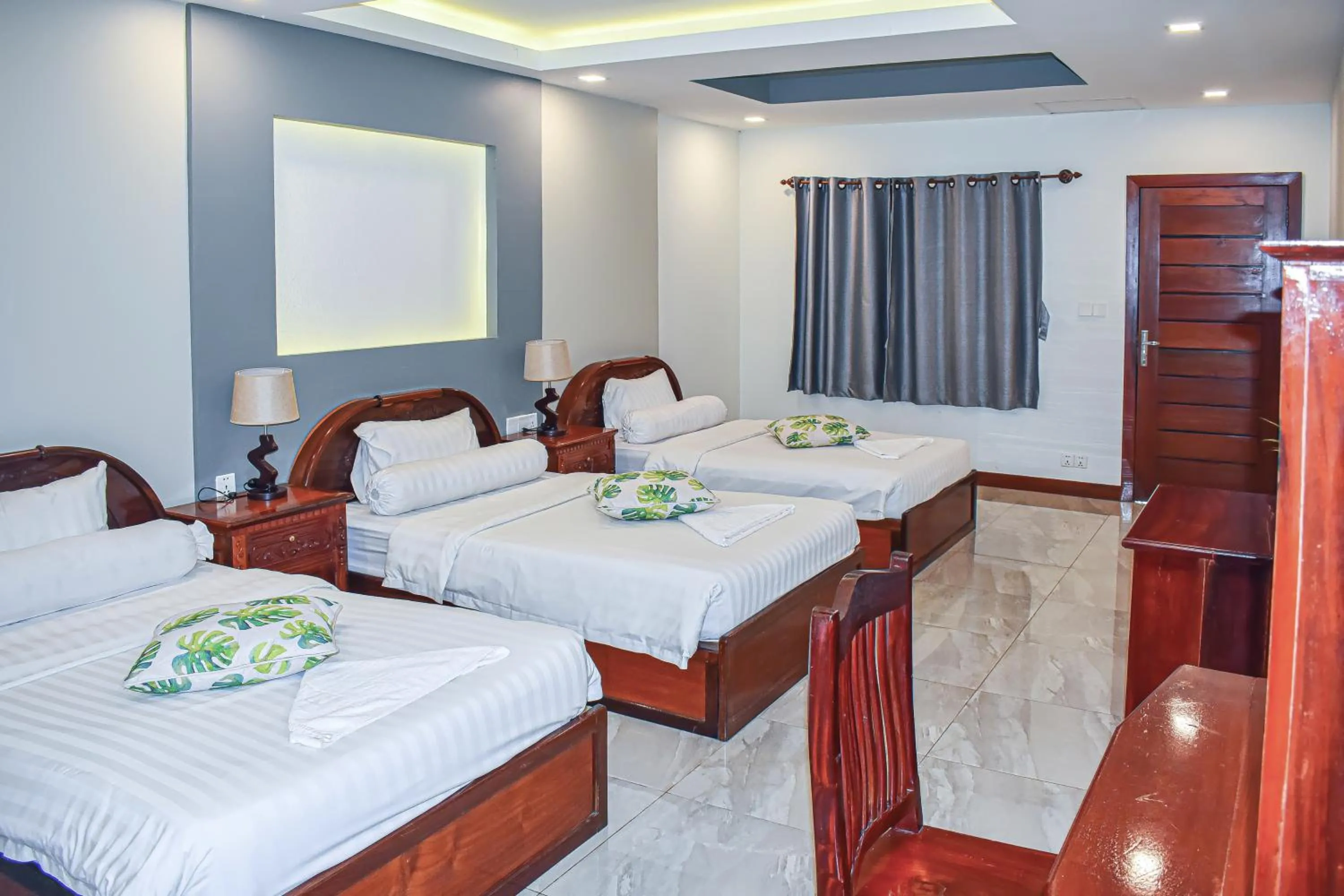 Bed in Dara Express Inn by Angkor Green Gardens