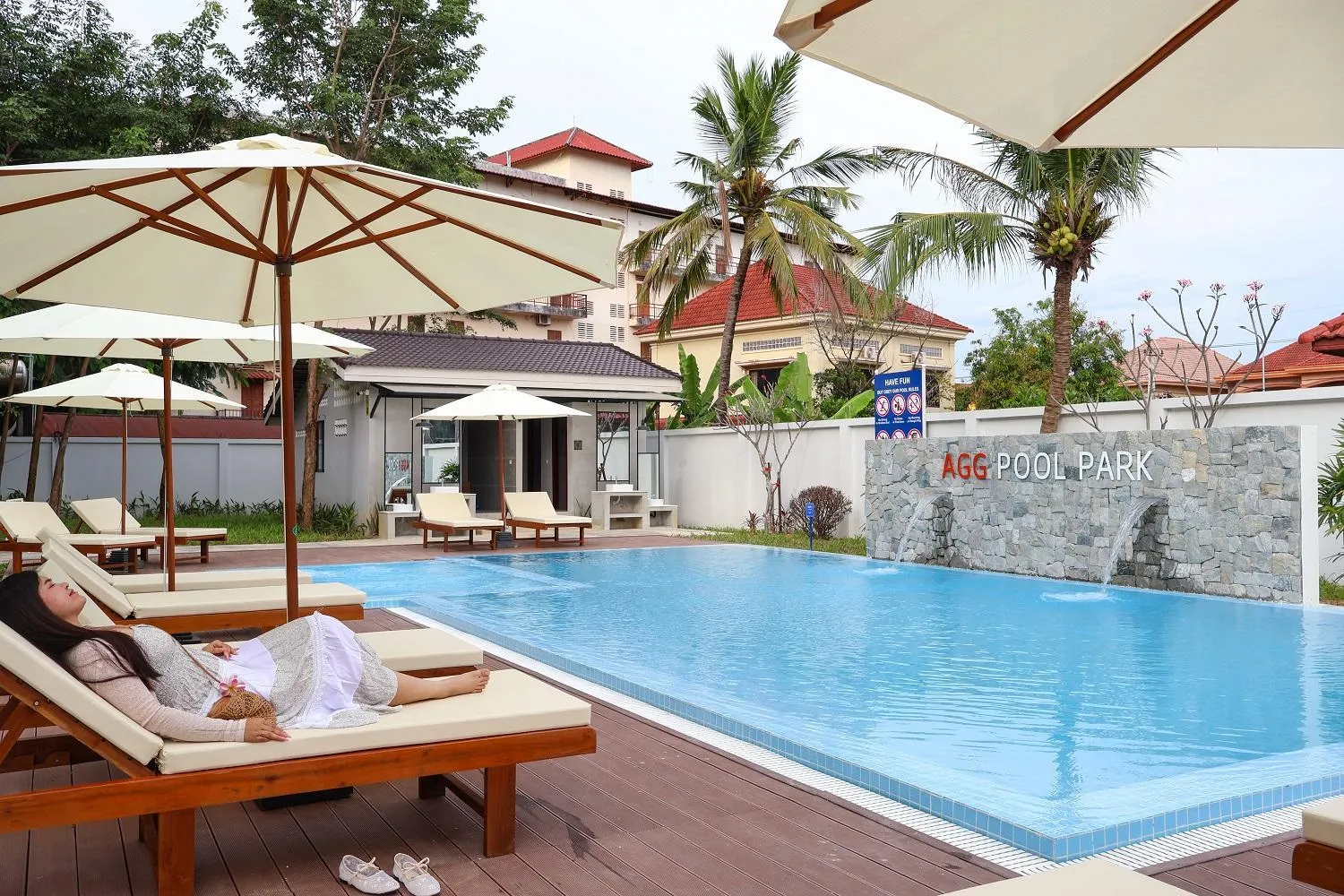 Swimming pool in Dara Express Inn by Angkor Green Gardens