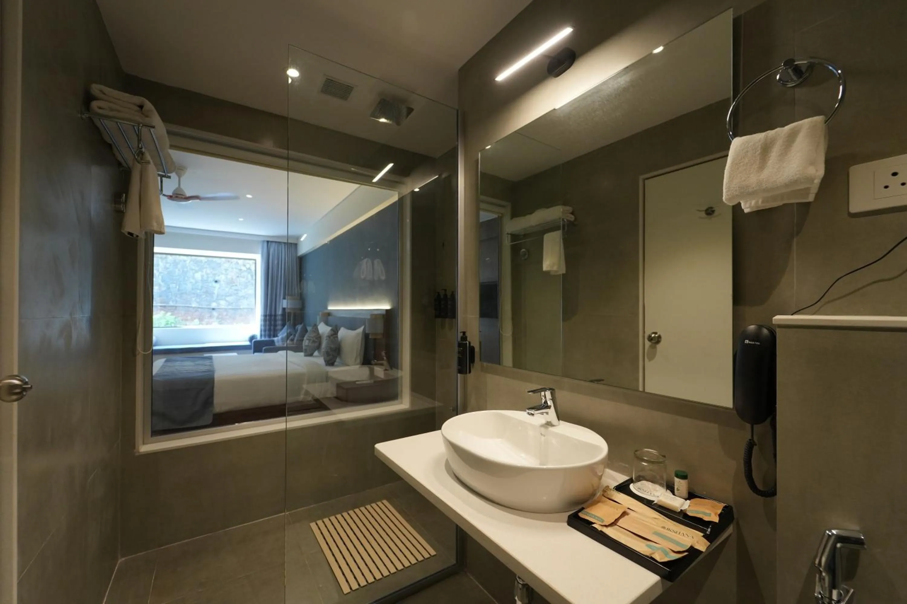 Bathroom in Ikshana Resort and Spa, Khandala