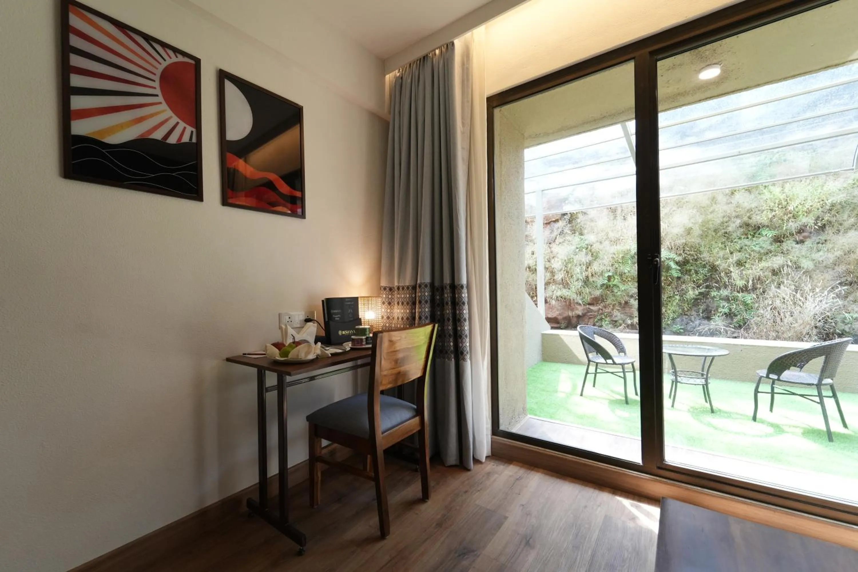 Balcony/Terrace in Ikshana Resort and Spa, Khandala