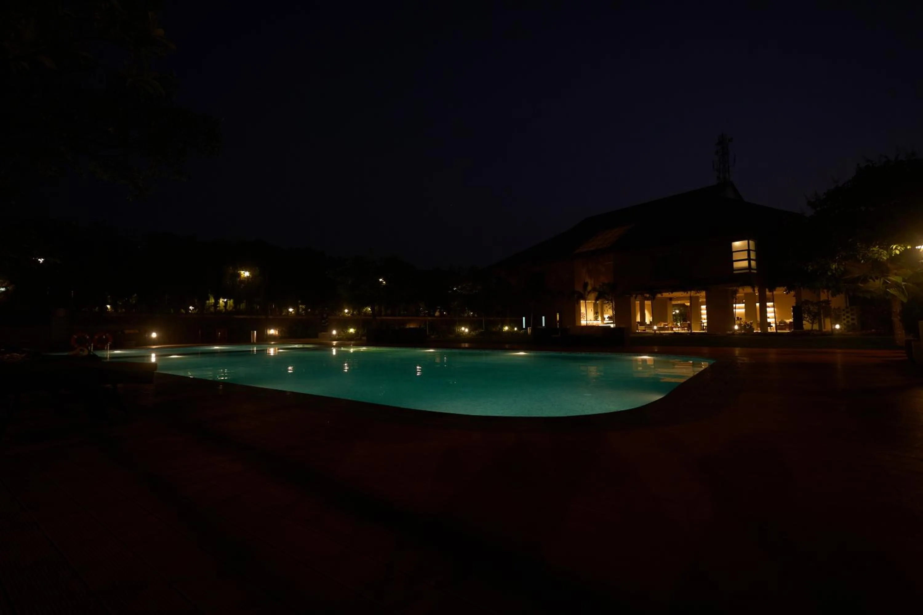 Swimming pool in Ikshana Resort and Spa, Khandala