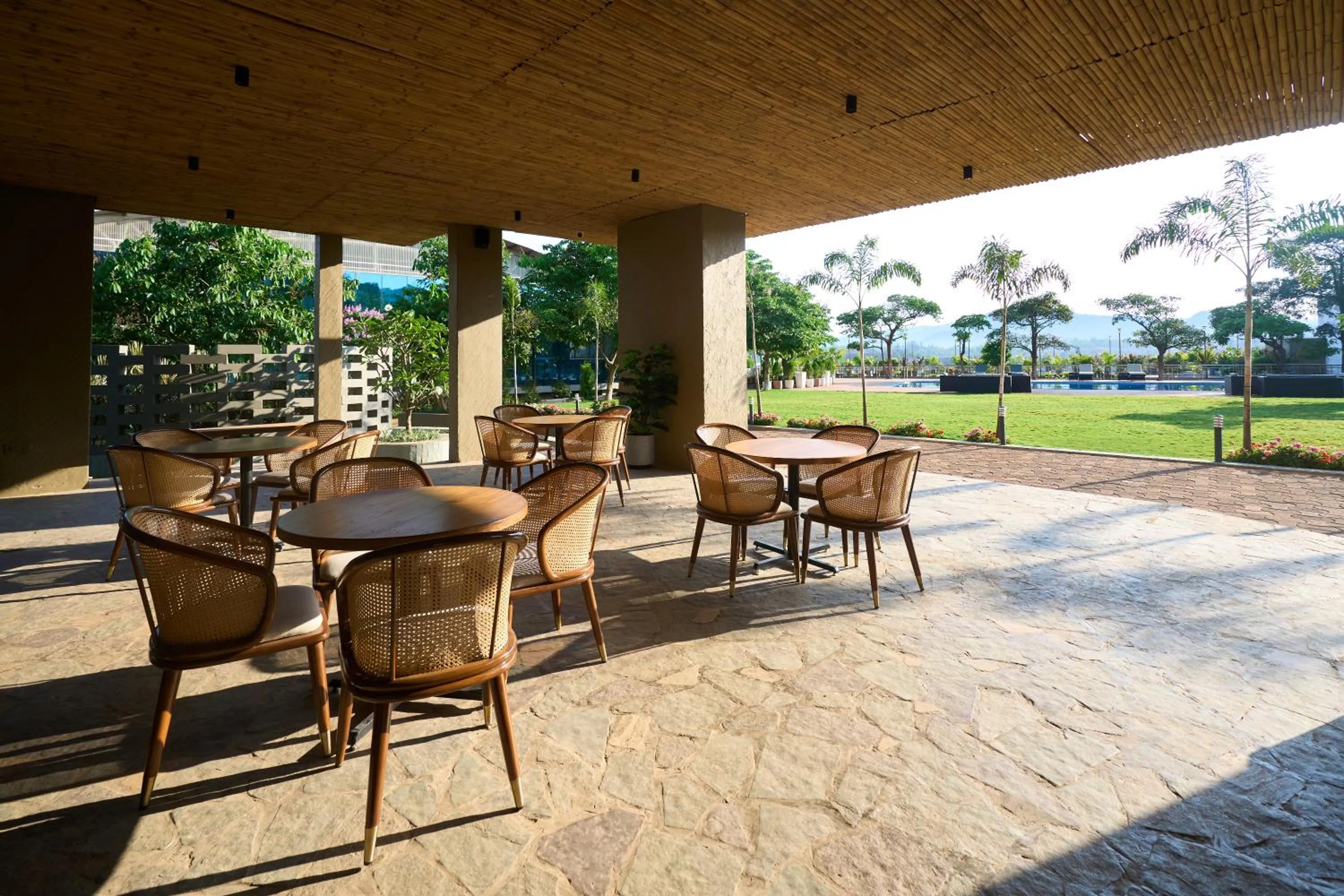 Seating area in Ikshana Resort and Spa, Khandala