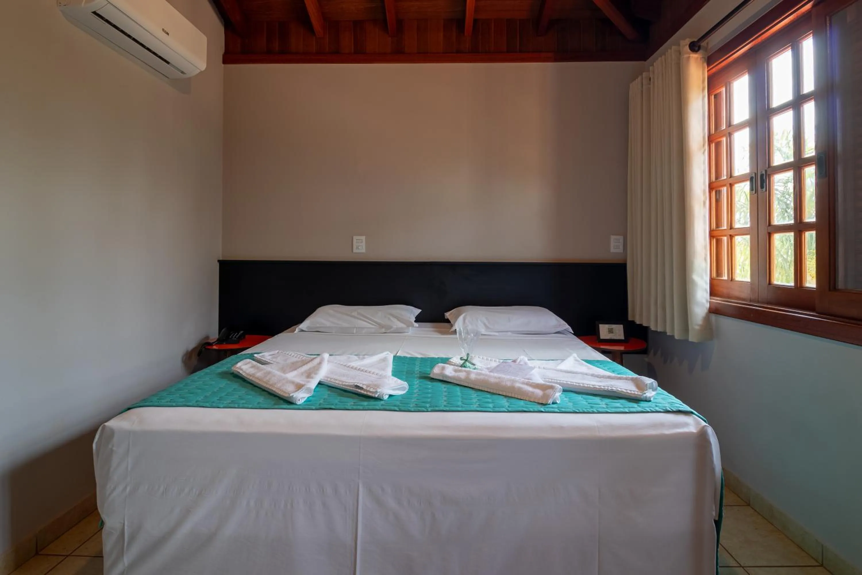 Bed in Pousada Pé na Terra