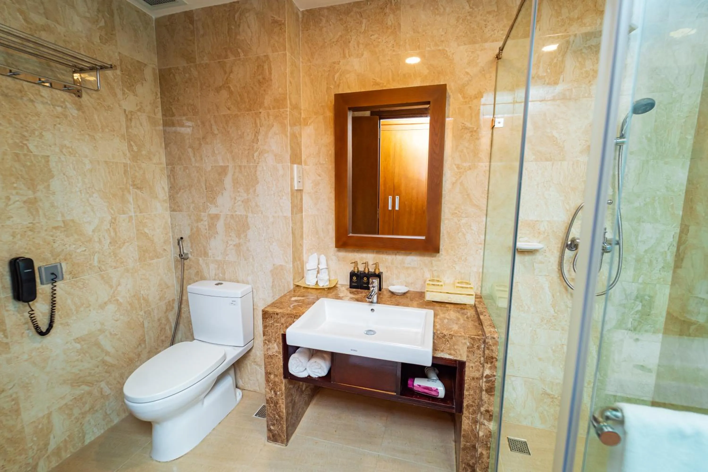 Toilet in Galina Hotel & Spa