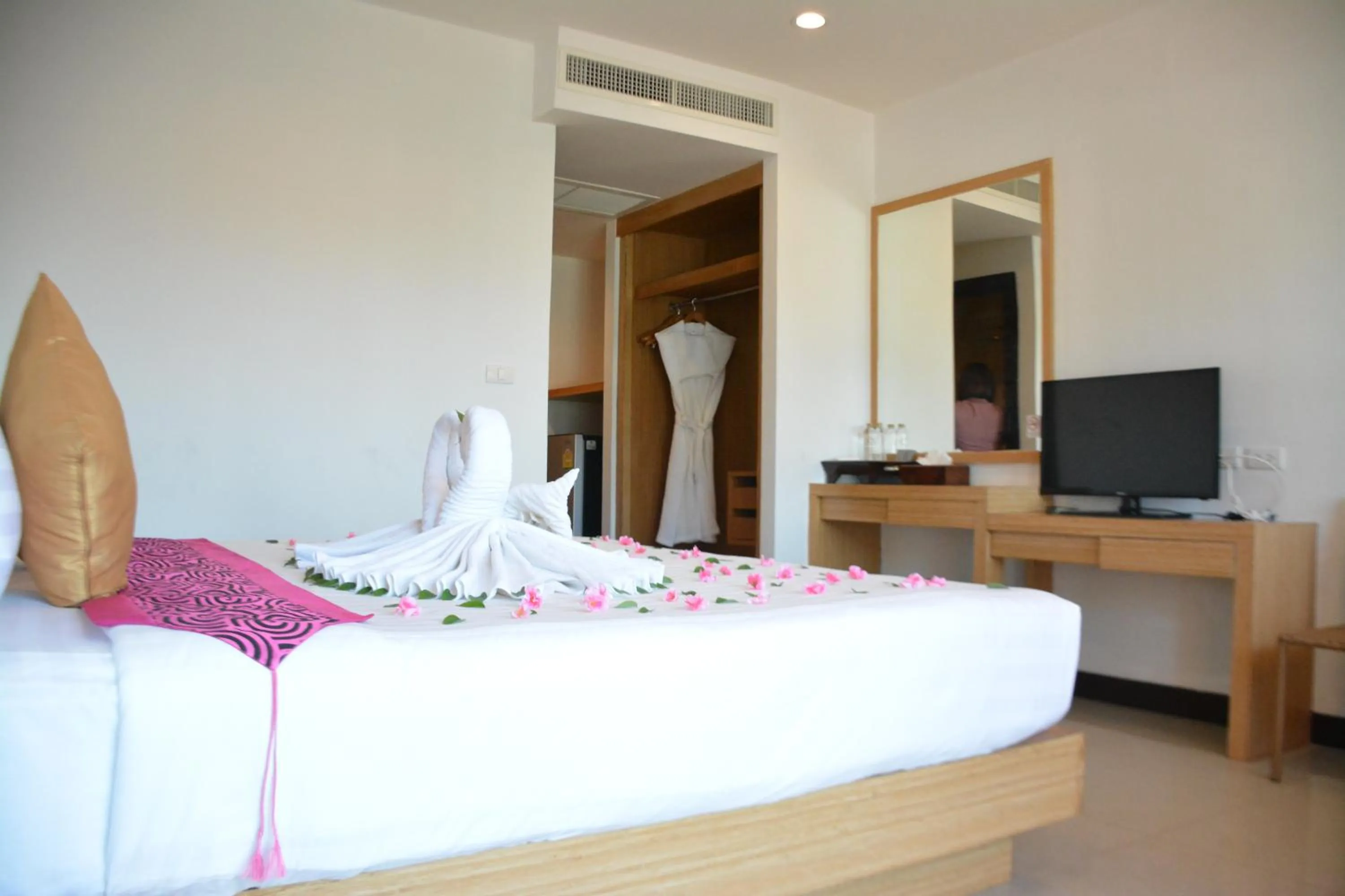 Bed in Zephyr Grand Hotel