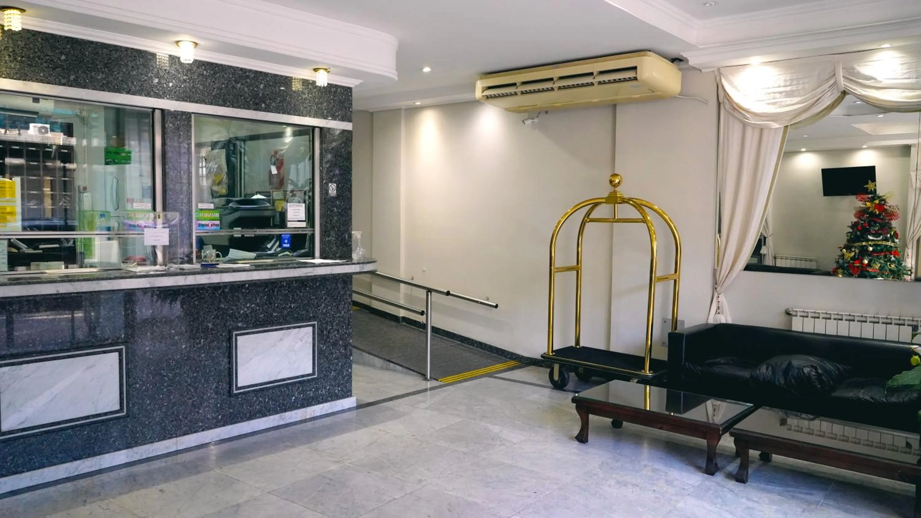 Lobby or reception in Hotel Athos