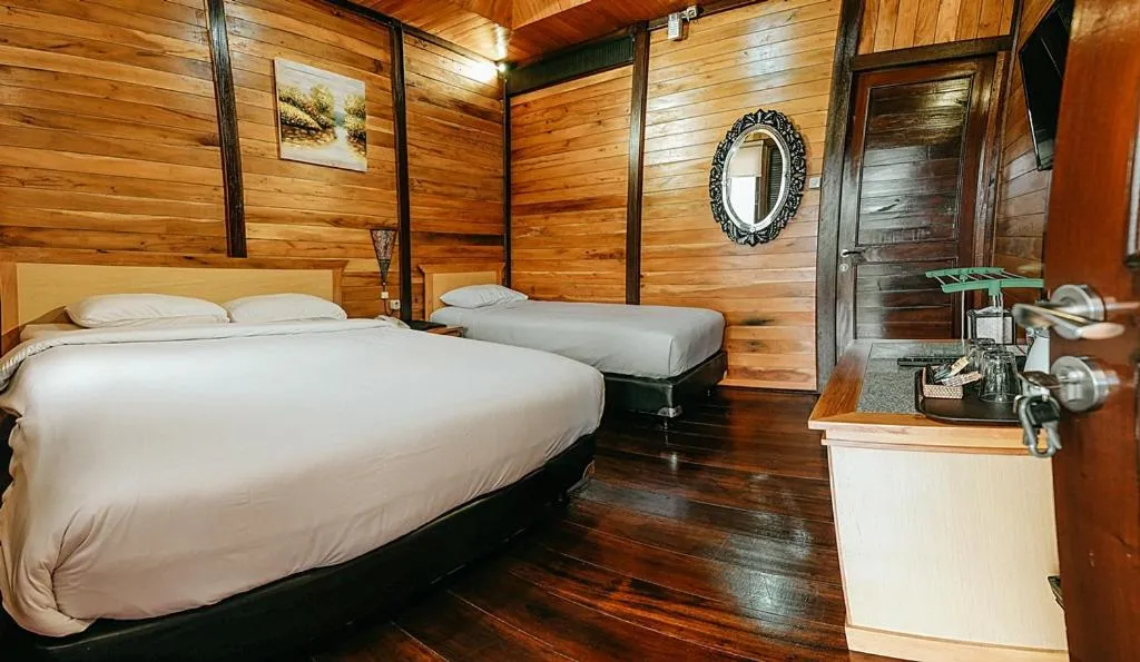 Bed in Kastuba Resort