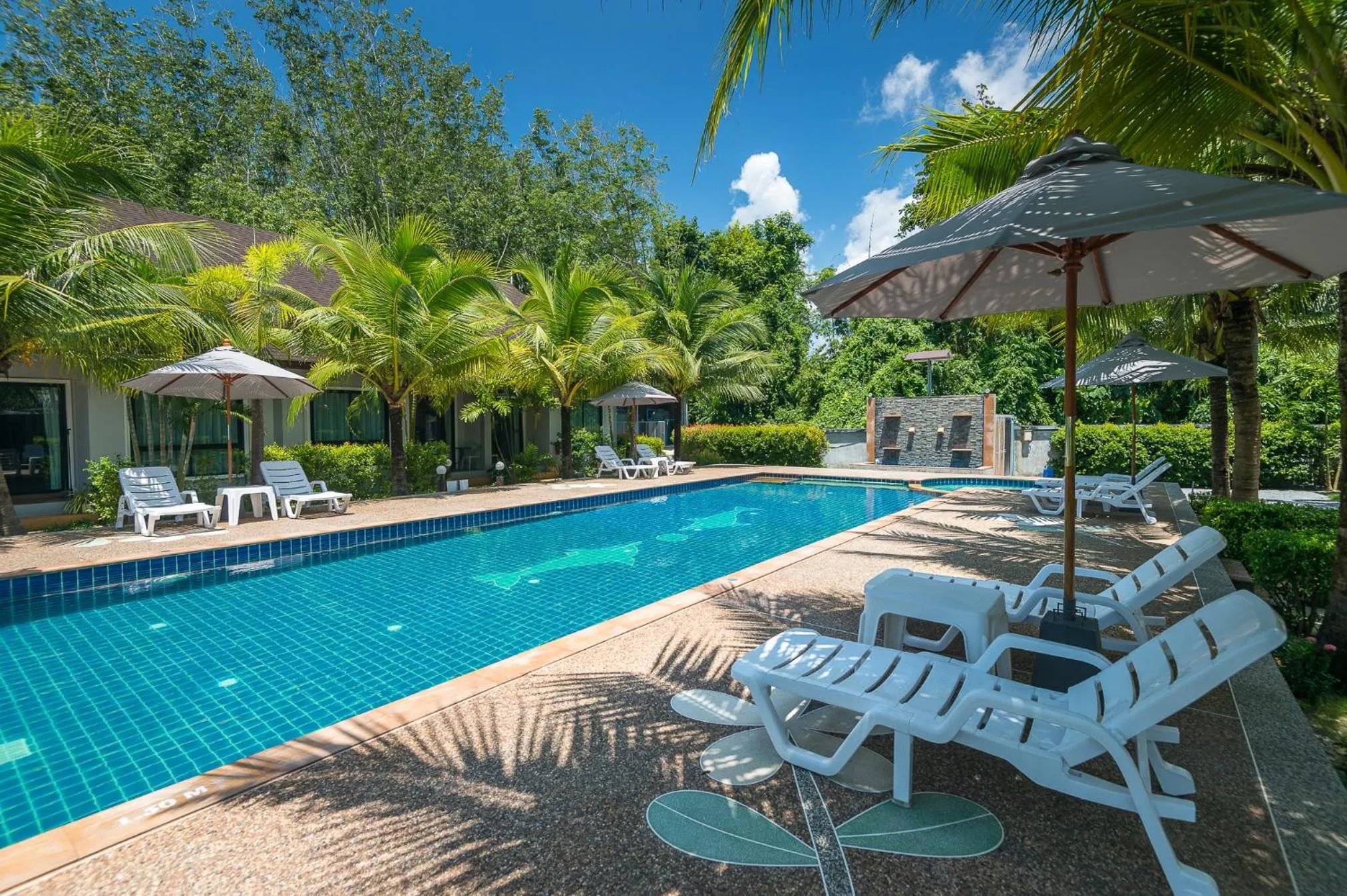 Pool view in Mook Anda Villa